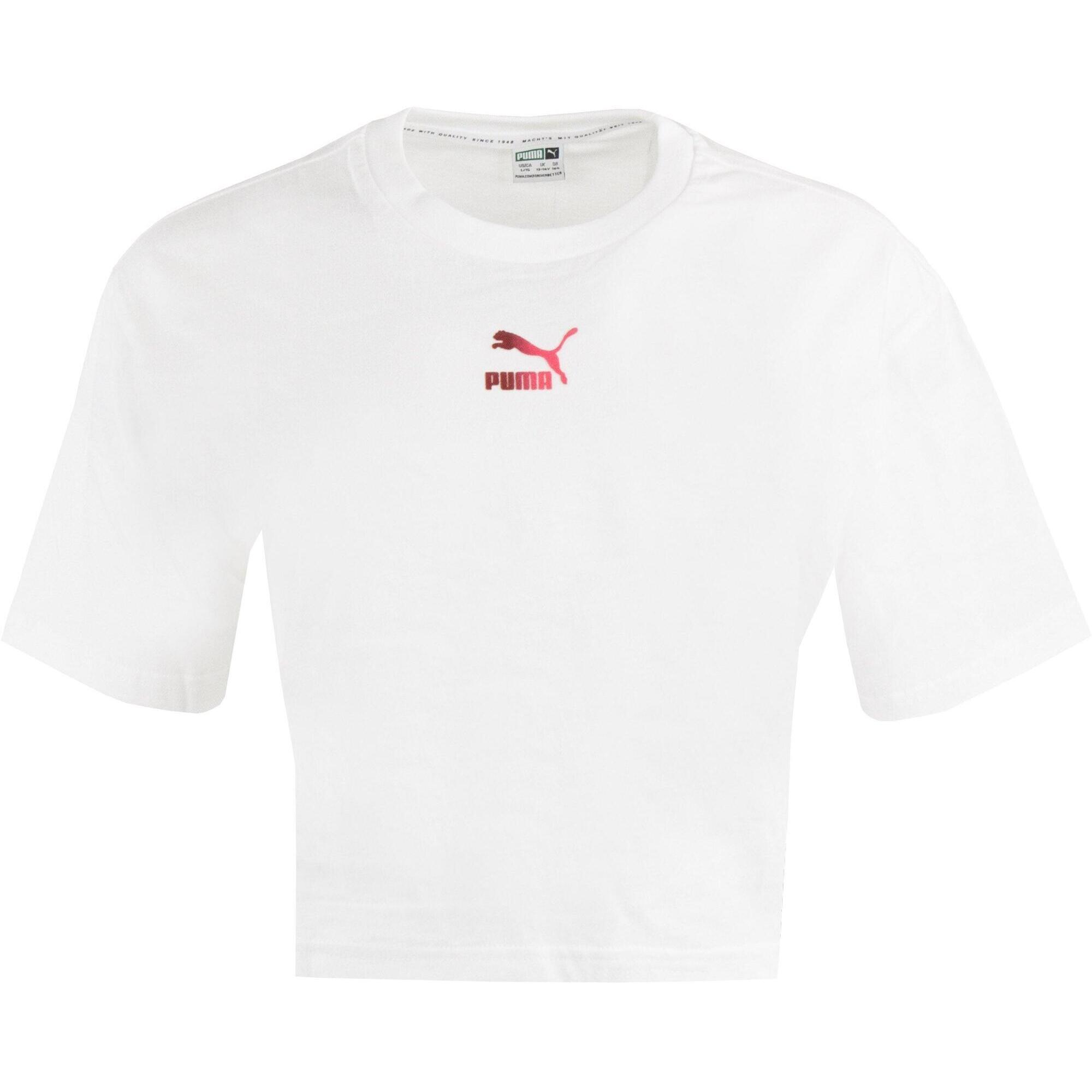 Czarna Koszulka Puma dla Dziewczyn 164 - Wygodny i Modny Design