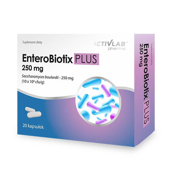 Antybiotykoterapia EnteroBiotix PLUS 250 mg Activlab Pharma