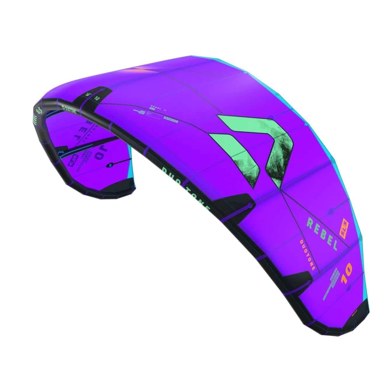 Latawiec kitesurfing Duotone Rebel SLS 2026 - Purple/Green