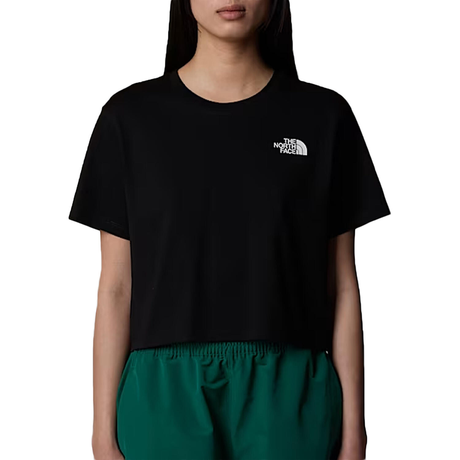 The North Face Koszulka Simple Dome Cropped Slim Nf0A87U4Jk3
