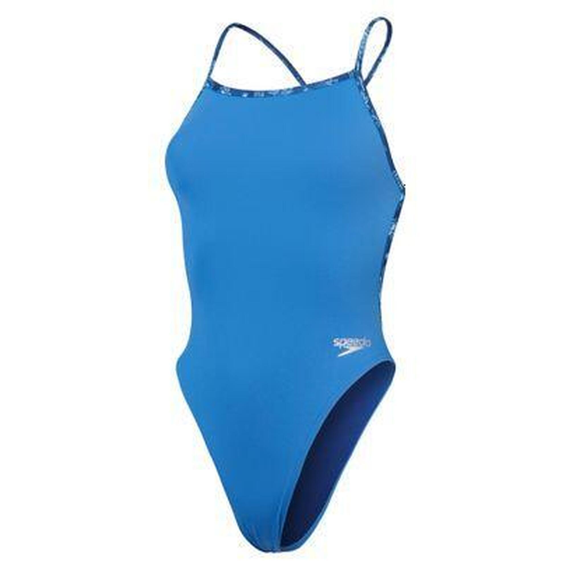 Strój Kąpielowy Speedo Solid Vback – Niebieski – Rozmiar 28