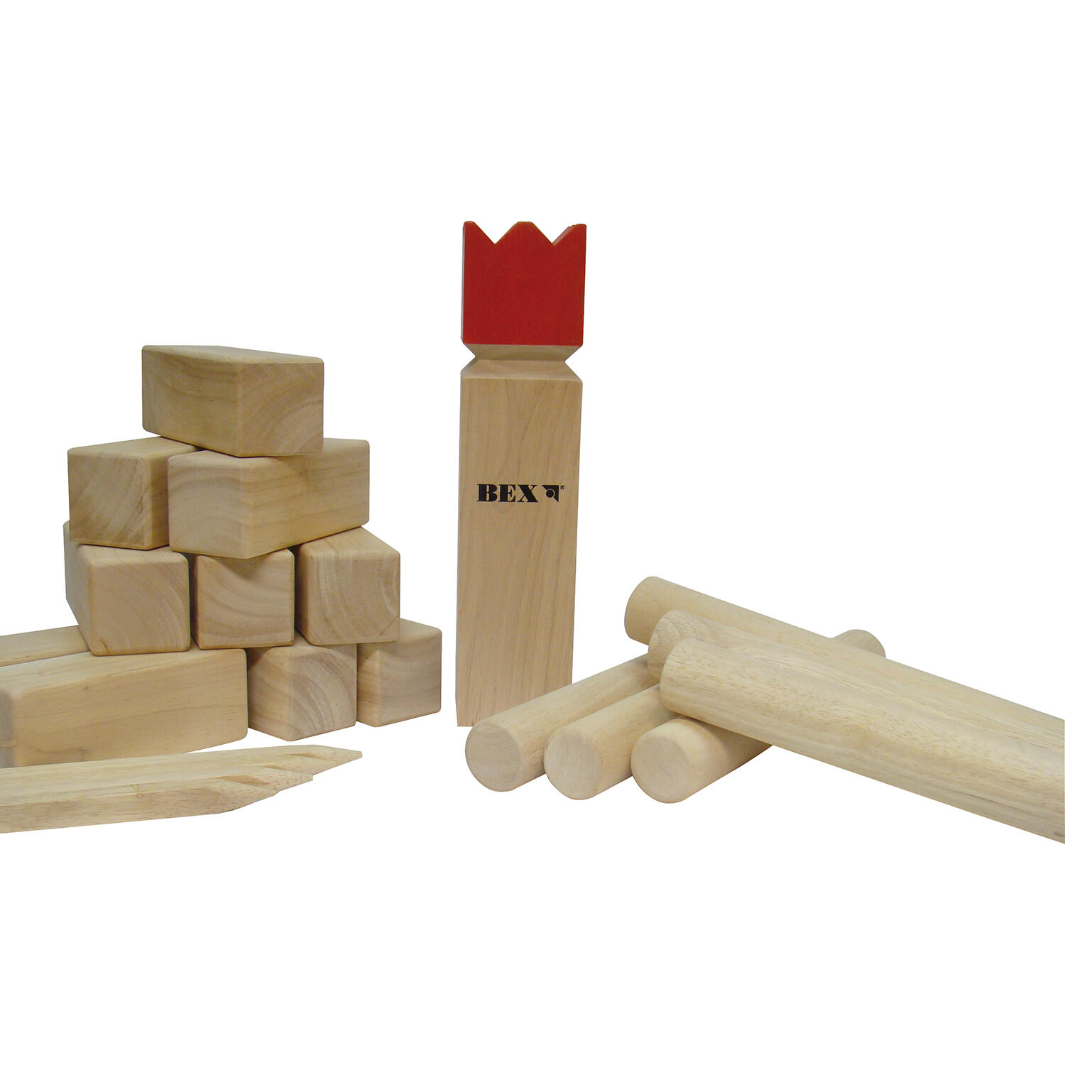 Gra plenerowa Original Kubb Red King