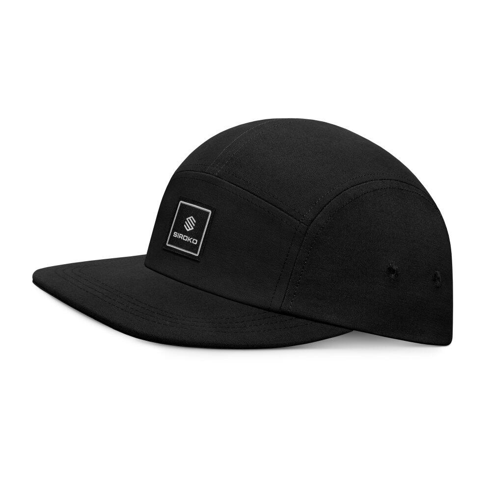 Czapeczka z daszkiem five panel Lifestyle Siroko Cocos Black
