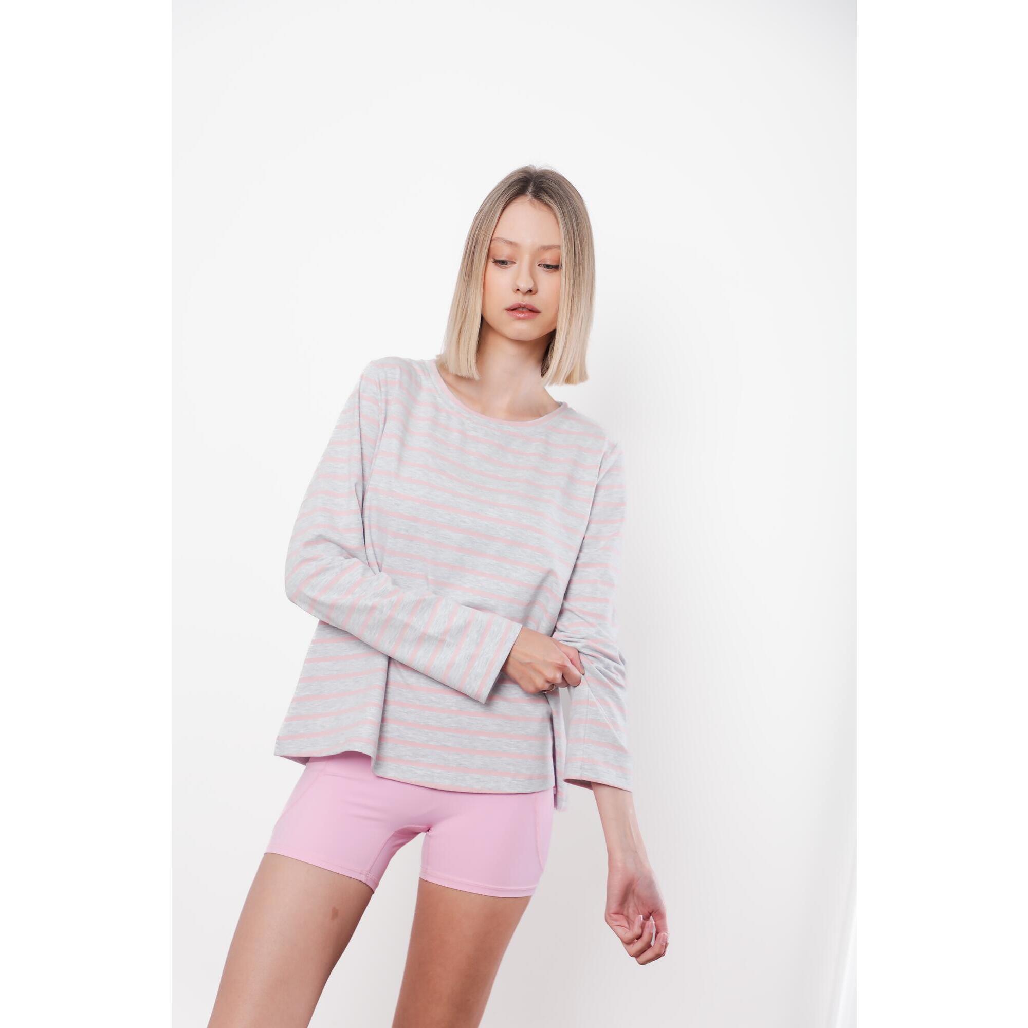 Longsleeve do jogi Moonholi Hamptons w paski