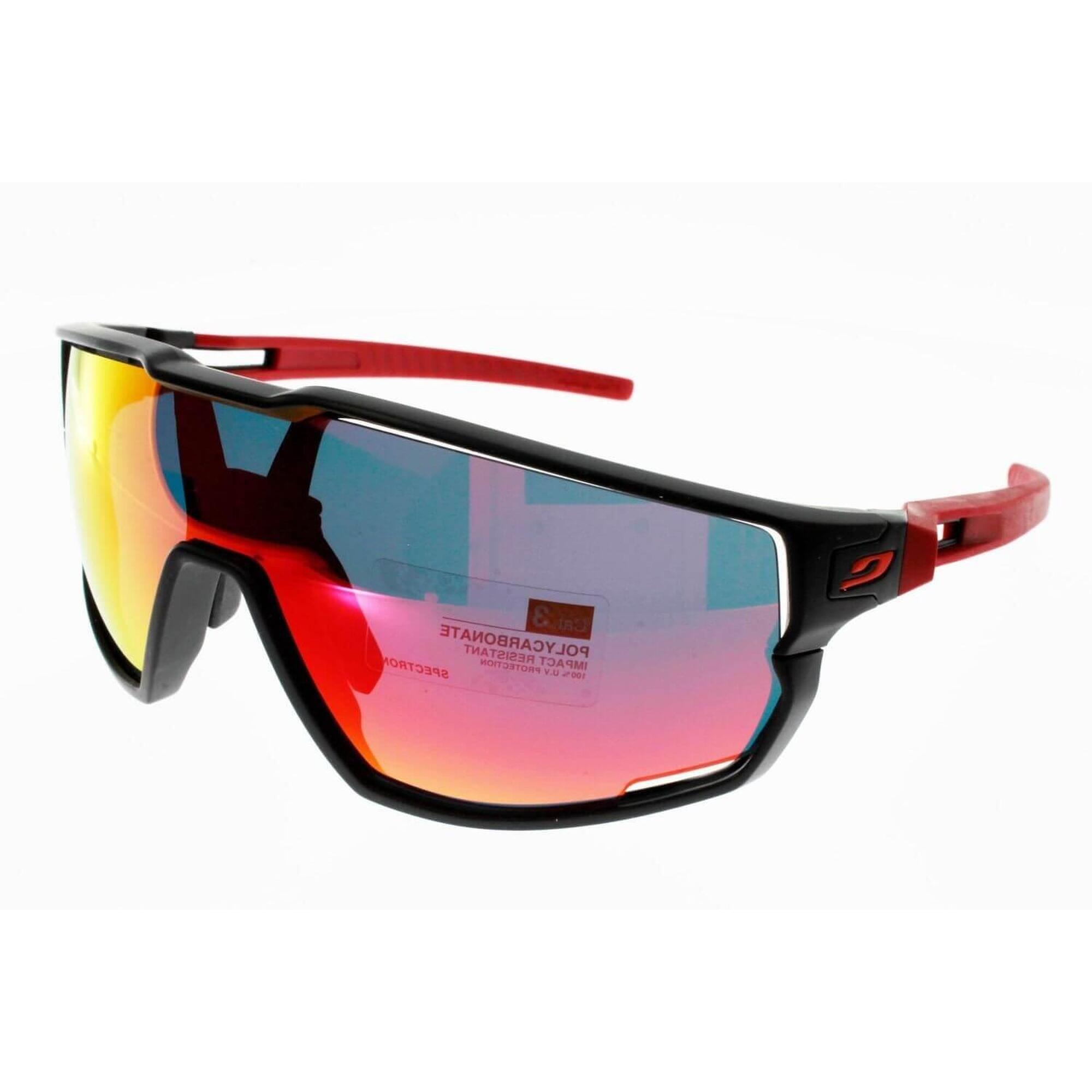Okulary rowerowa JULBO RUSH czarno czerwone Spectron kat.3