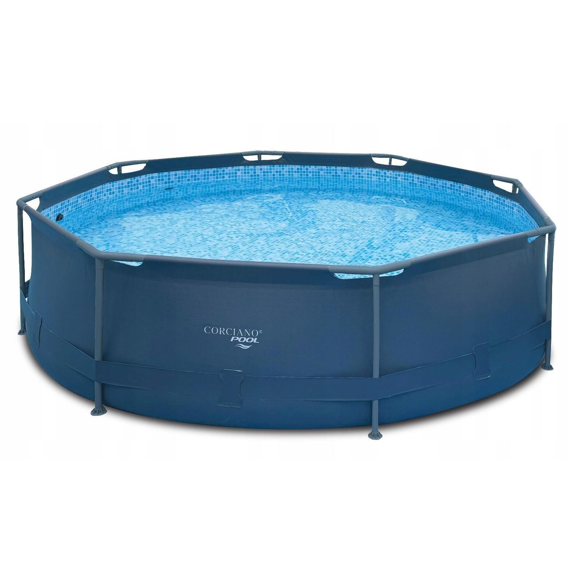 Basen Ogrodowy 300 x 76 cm z Pompą Corciano Eliton