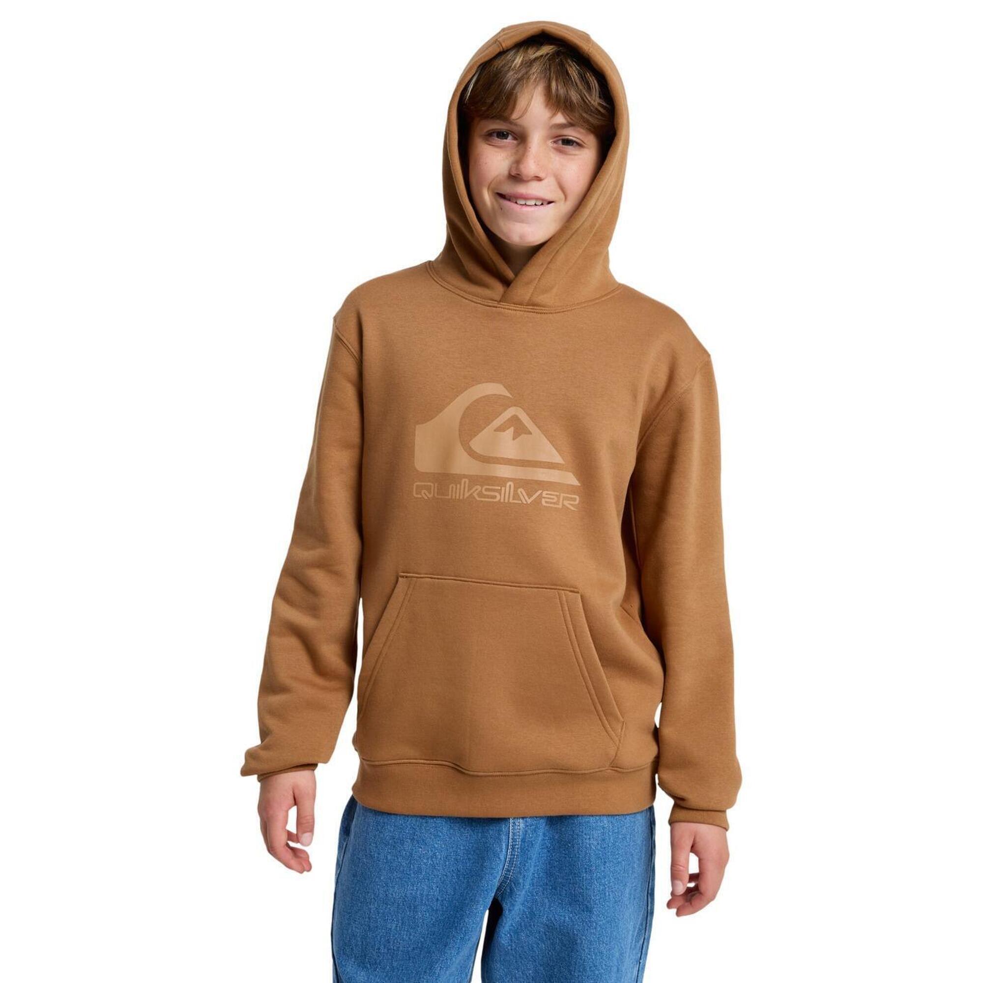 Bluza z kapturem dla Chłopcy COMP LOGO Brązowy