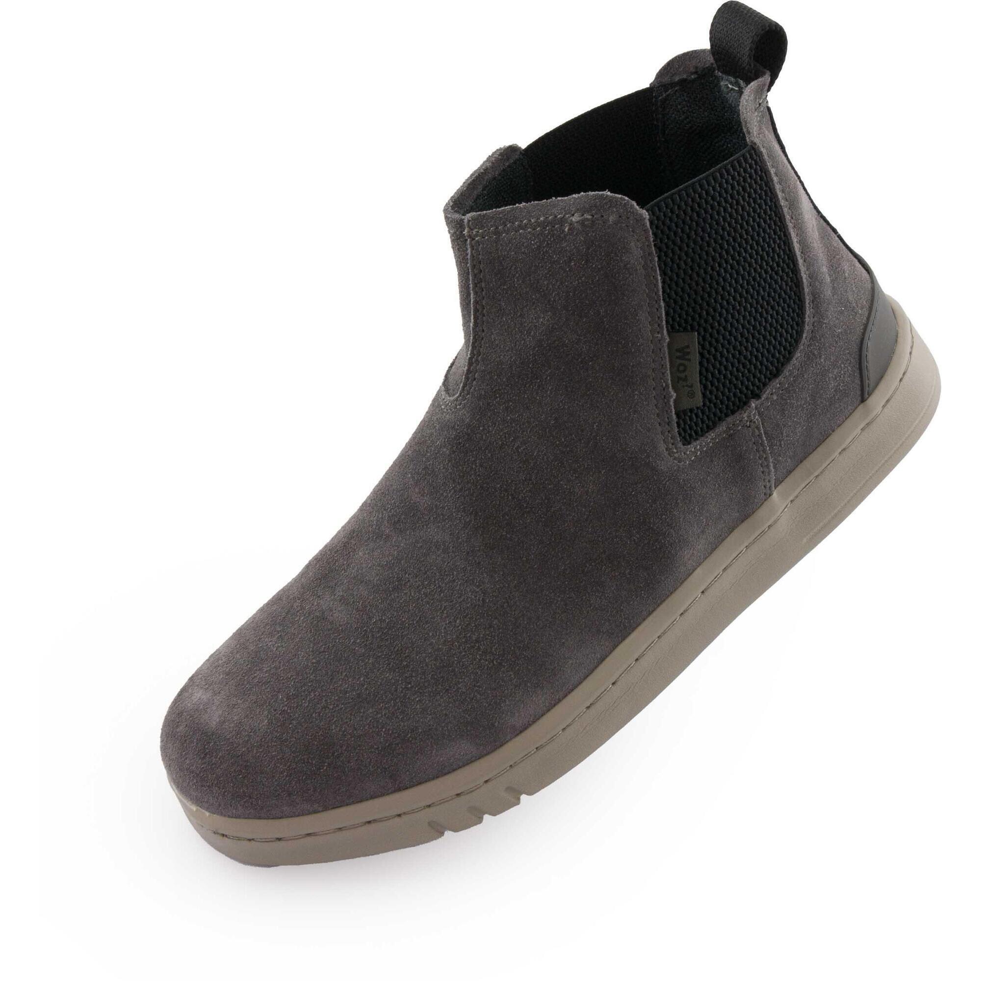 Buty Woz David 274 Asphalto - Skórzane trampki męskie