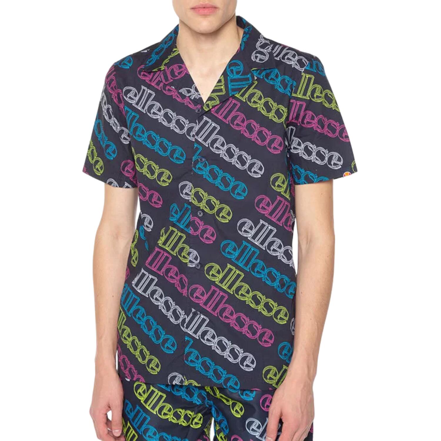 Koszula męska Ellesse Bergia z krótkim rękawem