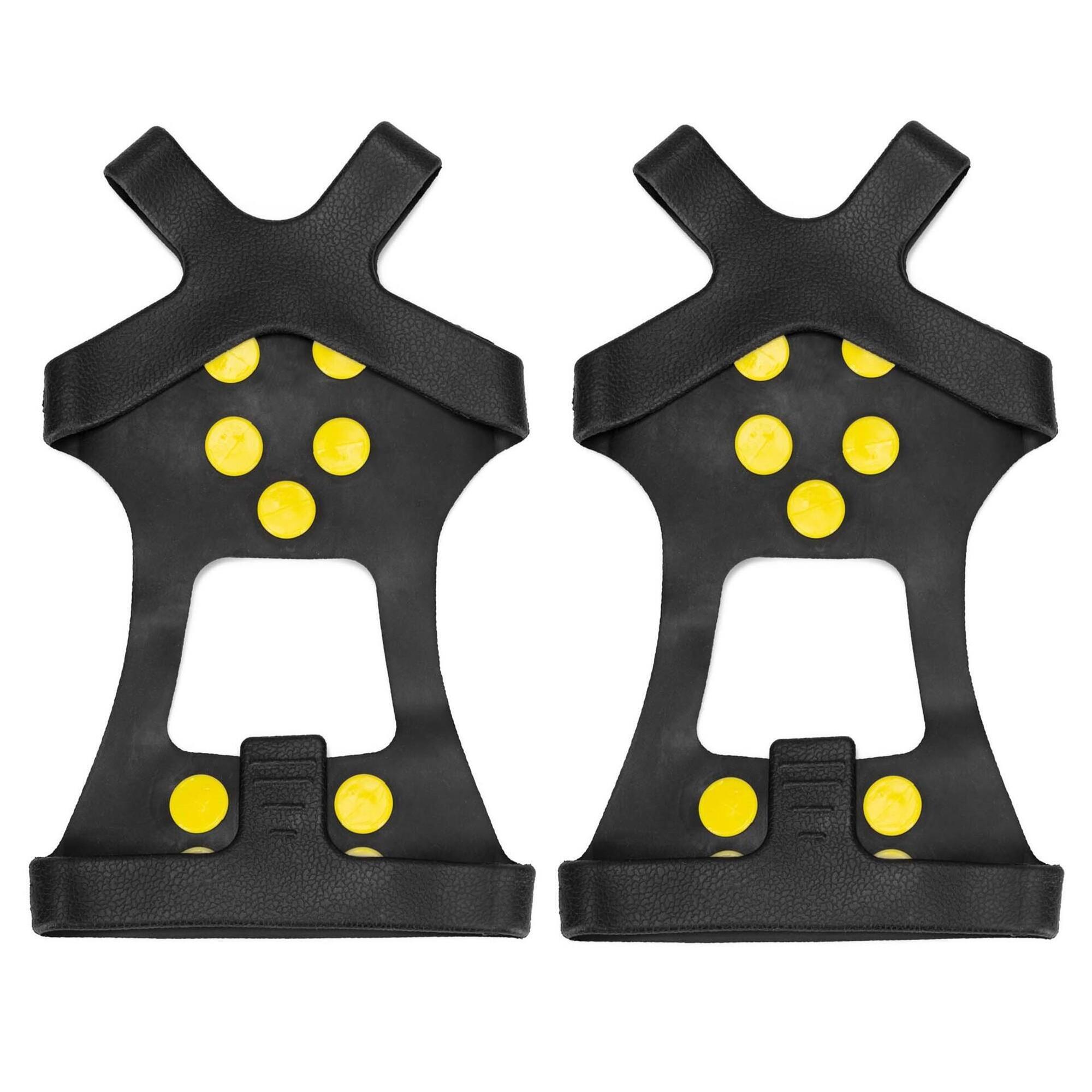 Raczki na buty turystyczne, antypoślizgowe nakładki kolce rozmiar 36-40 czarne