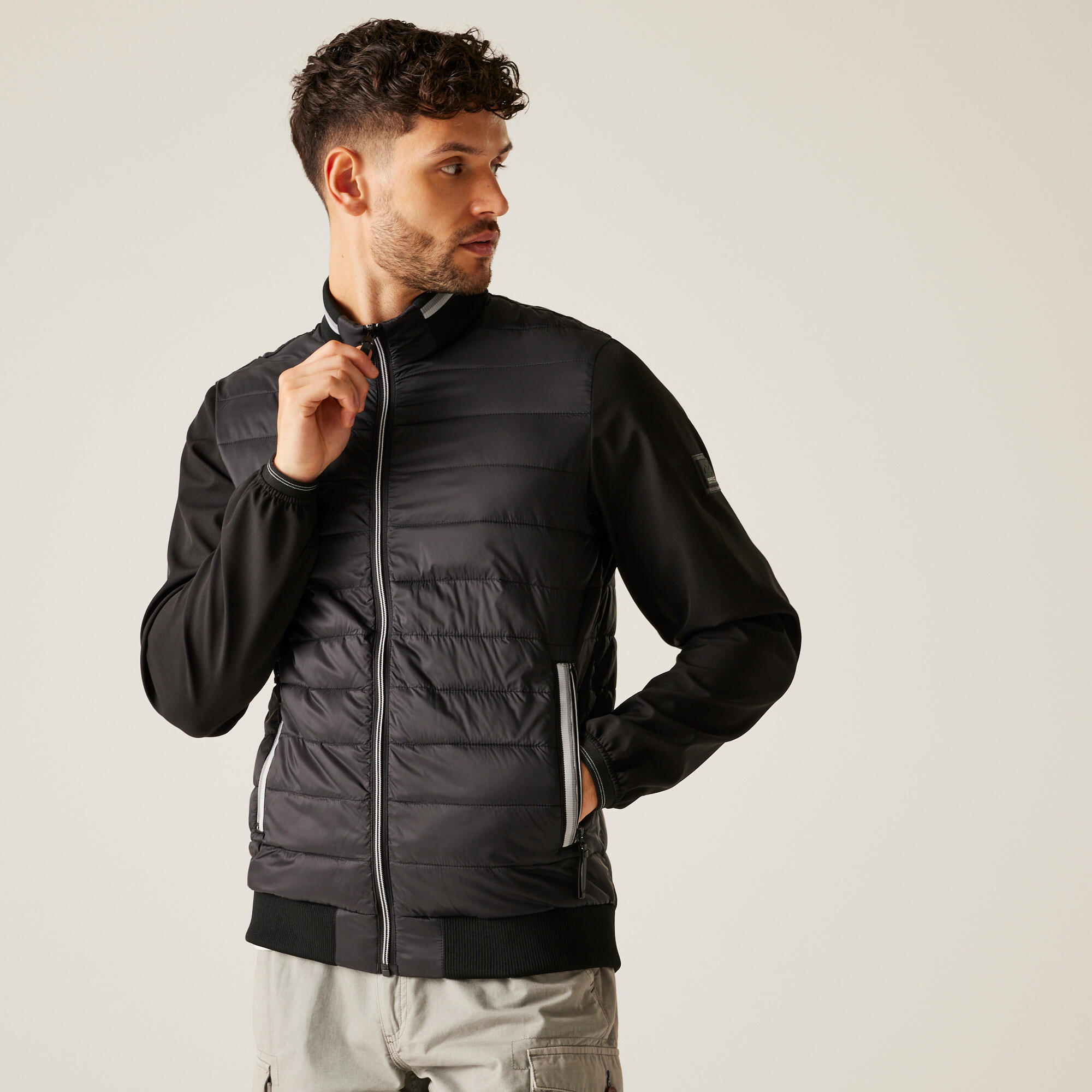 Kurtka turystyczna hybrydowa męska Brennon