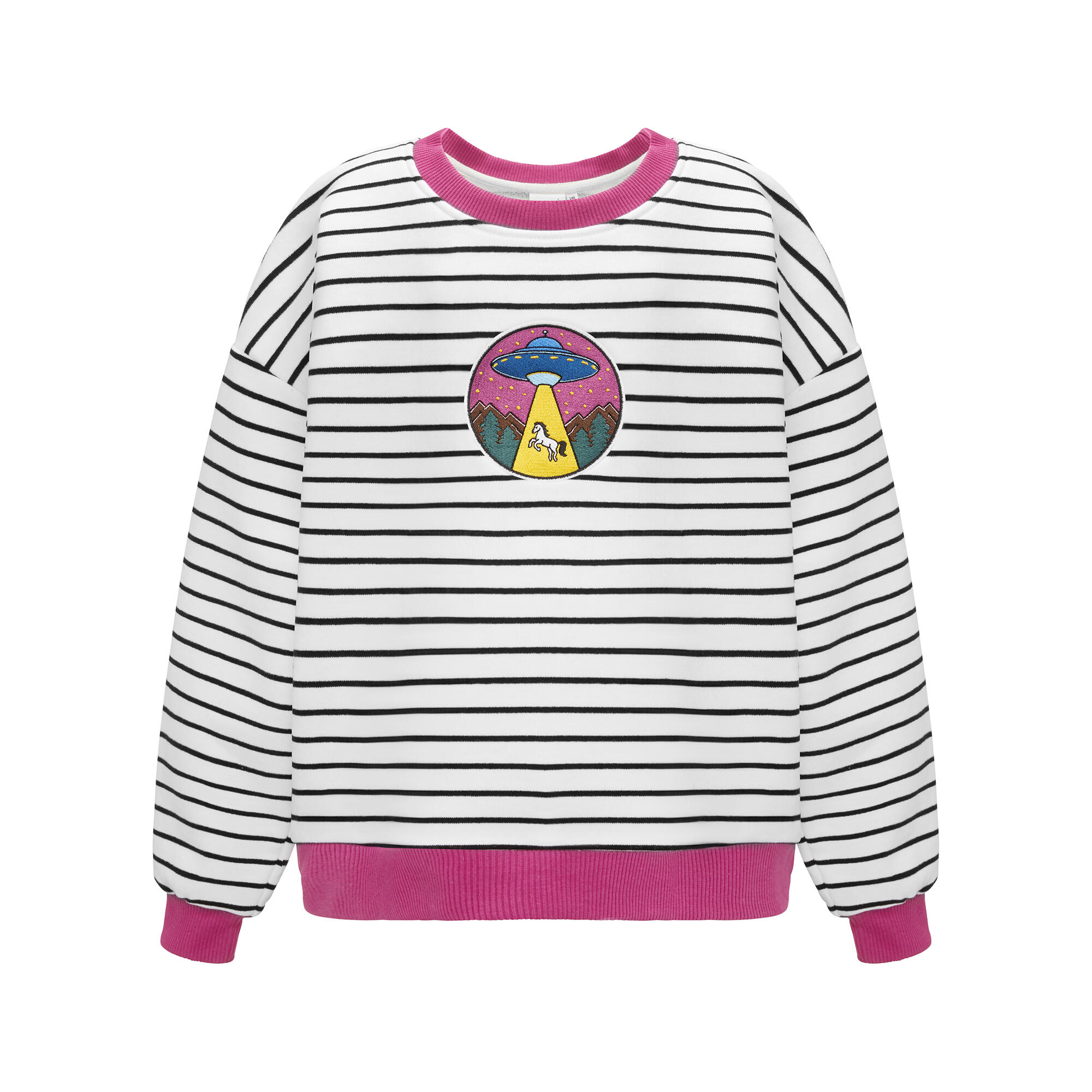 Bluza jeździecka młodzieżowa GALOP WEAR Kosmiczne Porwanie