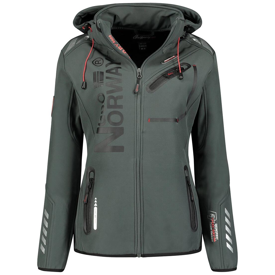 Kurtka softshell Geographical Norway (WU8088F/GN D.GREY/BLACK)
