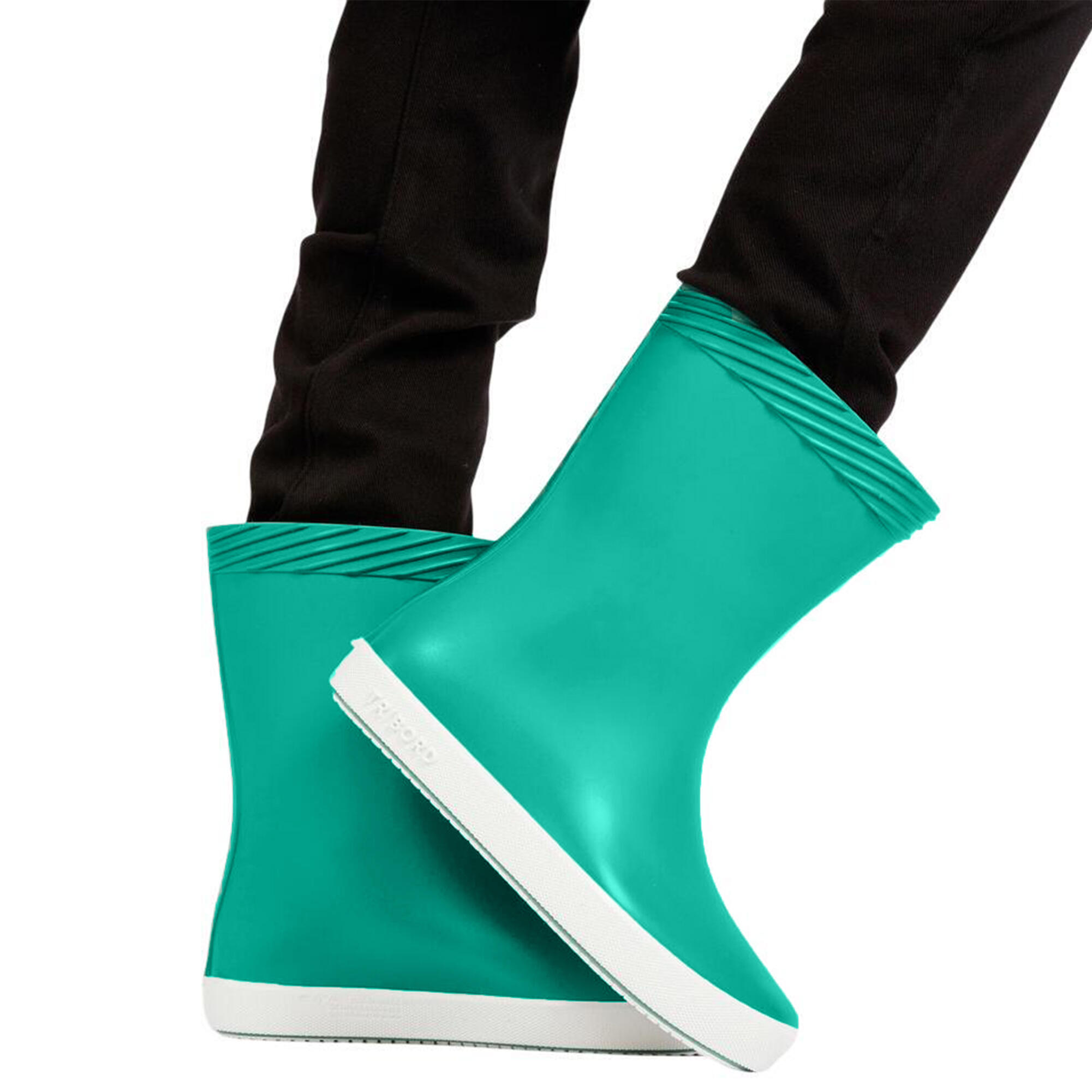 Kalosze żeglarskie dla dzieci Tribord 100