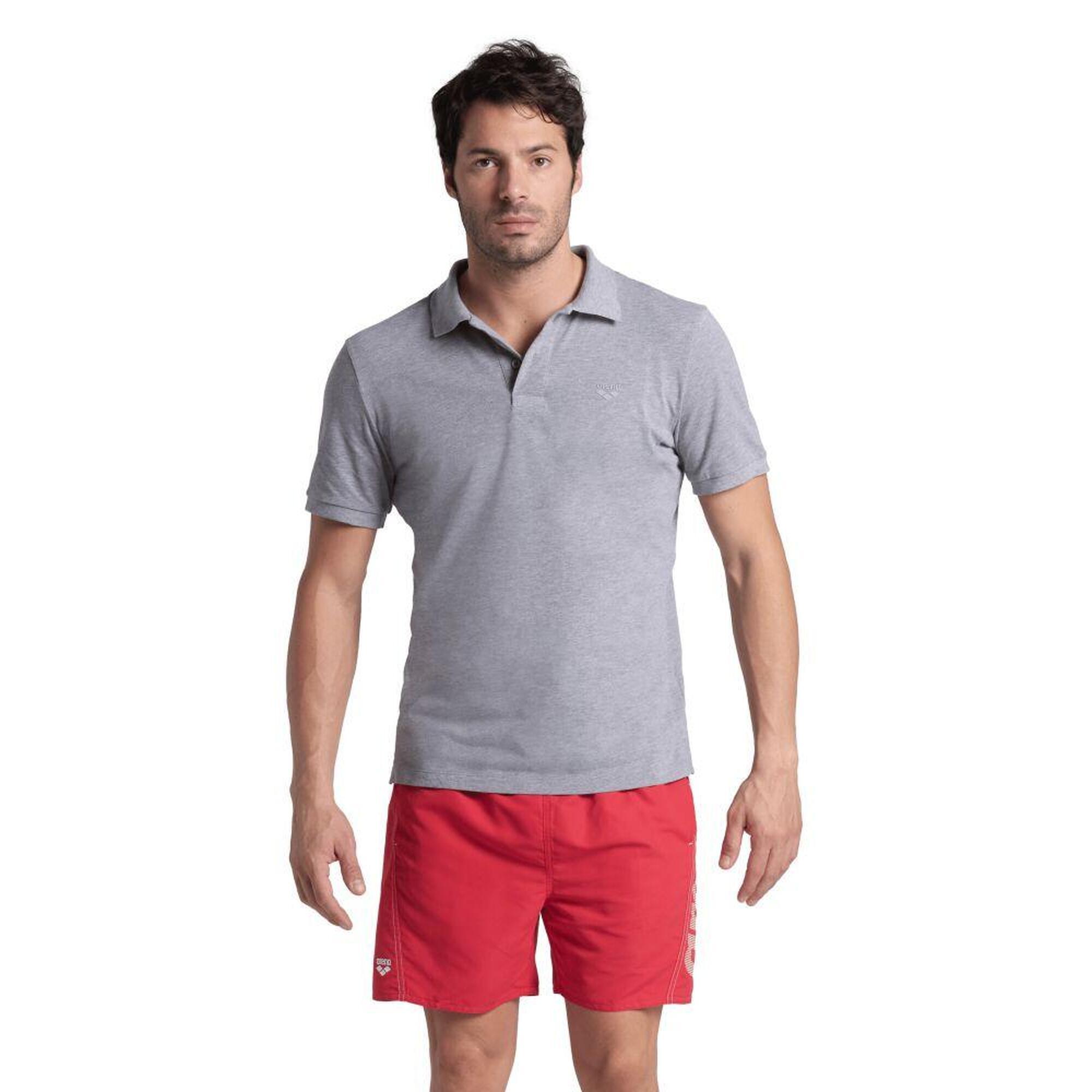 Koszulka męska T-shirt bawełniany polo kołnierzyk Arena Poloshirt