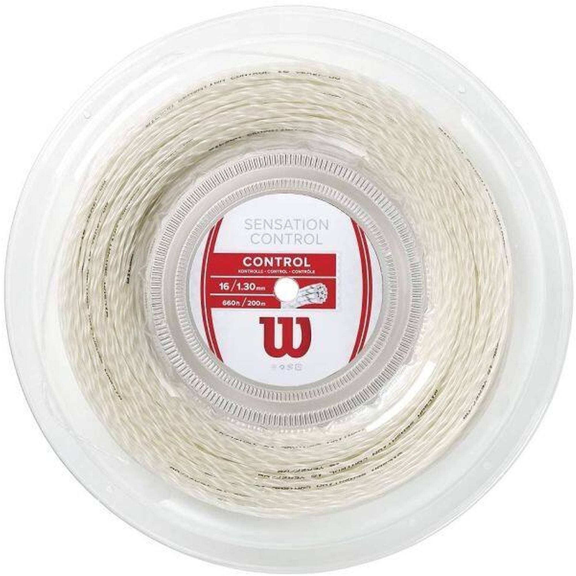 Naciąg tenisowy Wilson Sensation szpula 200 m. natural white 1,25 mm
