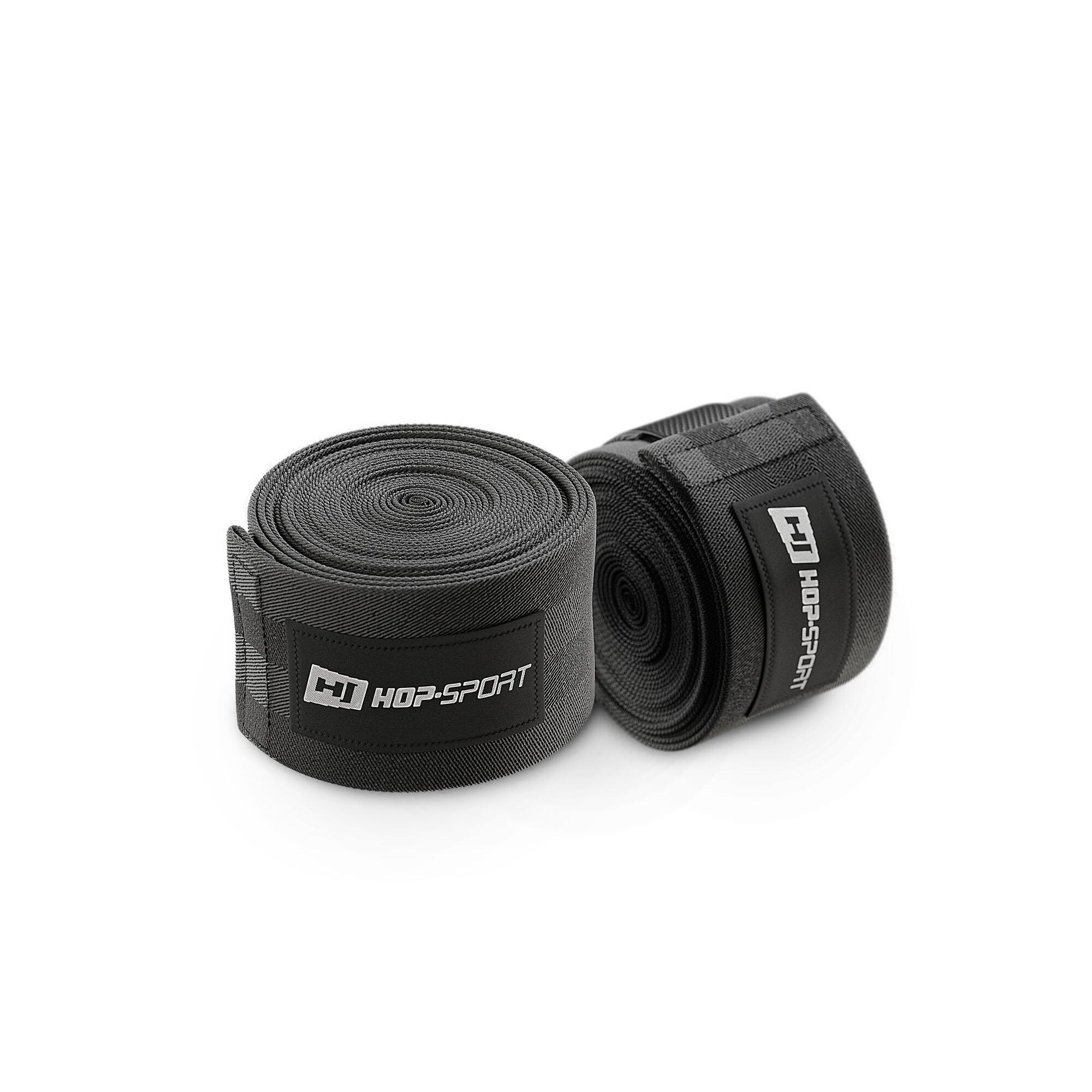 Bandaże bokserskie 4m Hop-Sport czarne