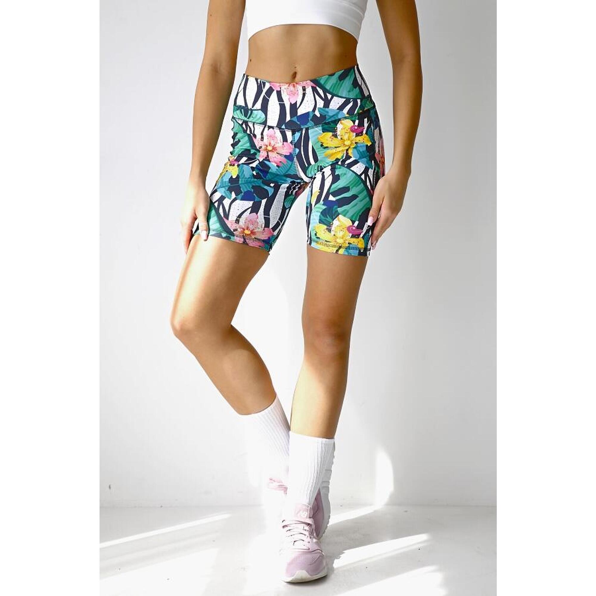 Krótkie legginsy damskie 2skin Moonflower