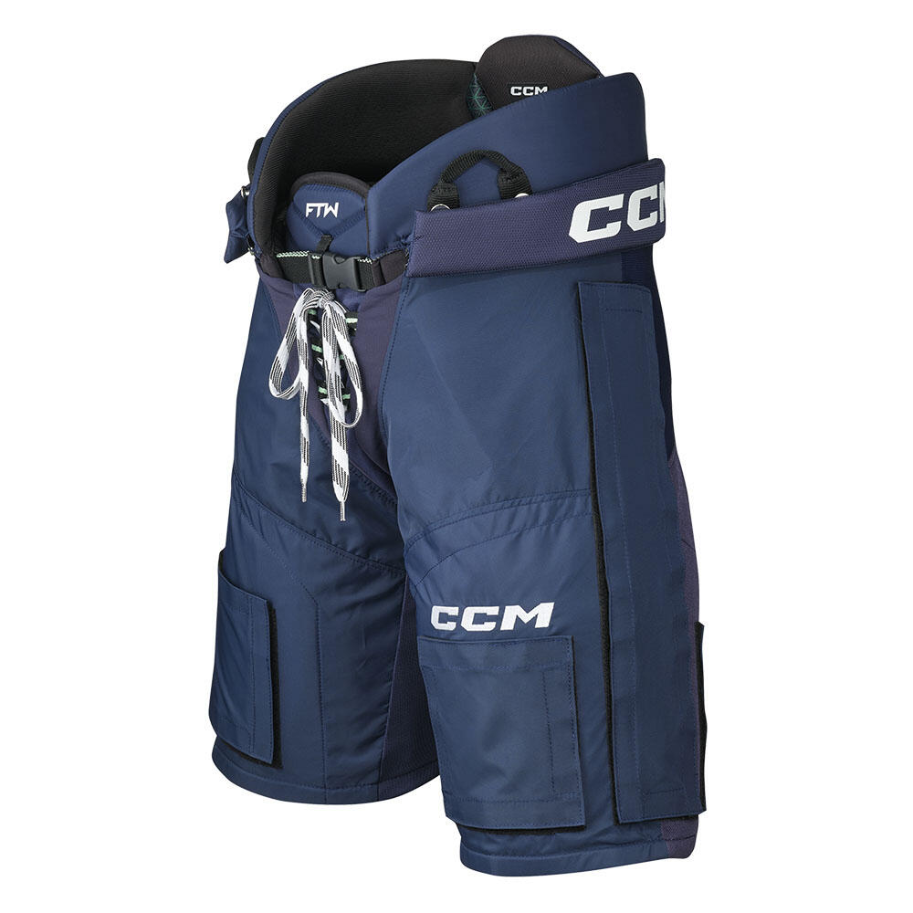 Spodnie do hokeja na lodzie damskie Jetspeed FTW – rzep – niebieskie – rozmiar L