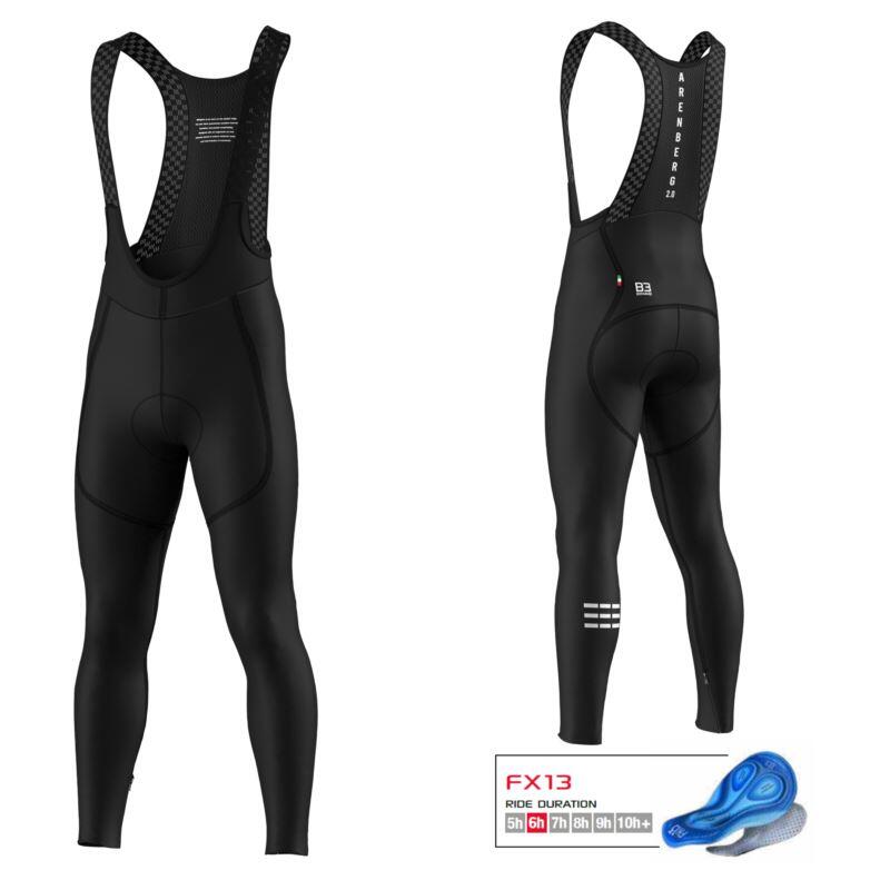 Spodnie rowerowe męskie Biemme Arenberg 2.0 na szelkach