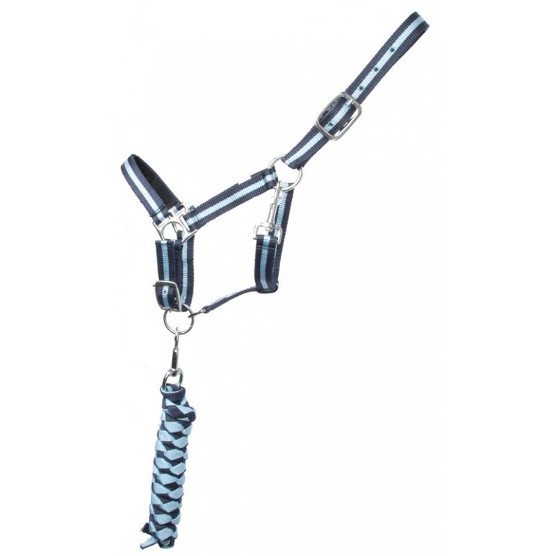 Podwójny kantar dla konia + uwiąz T de T