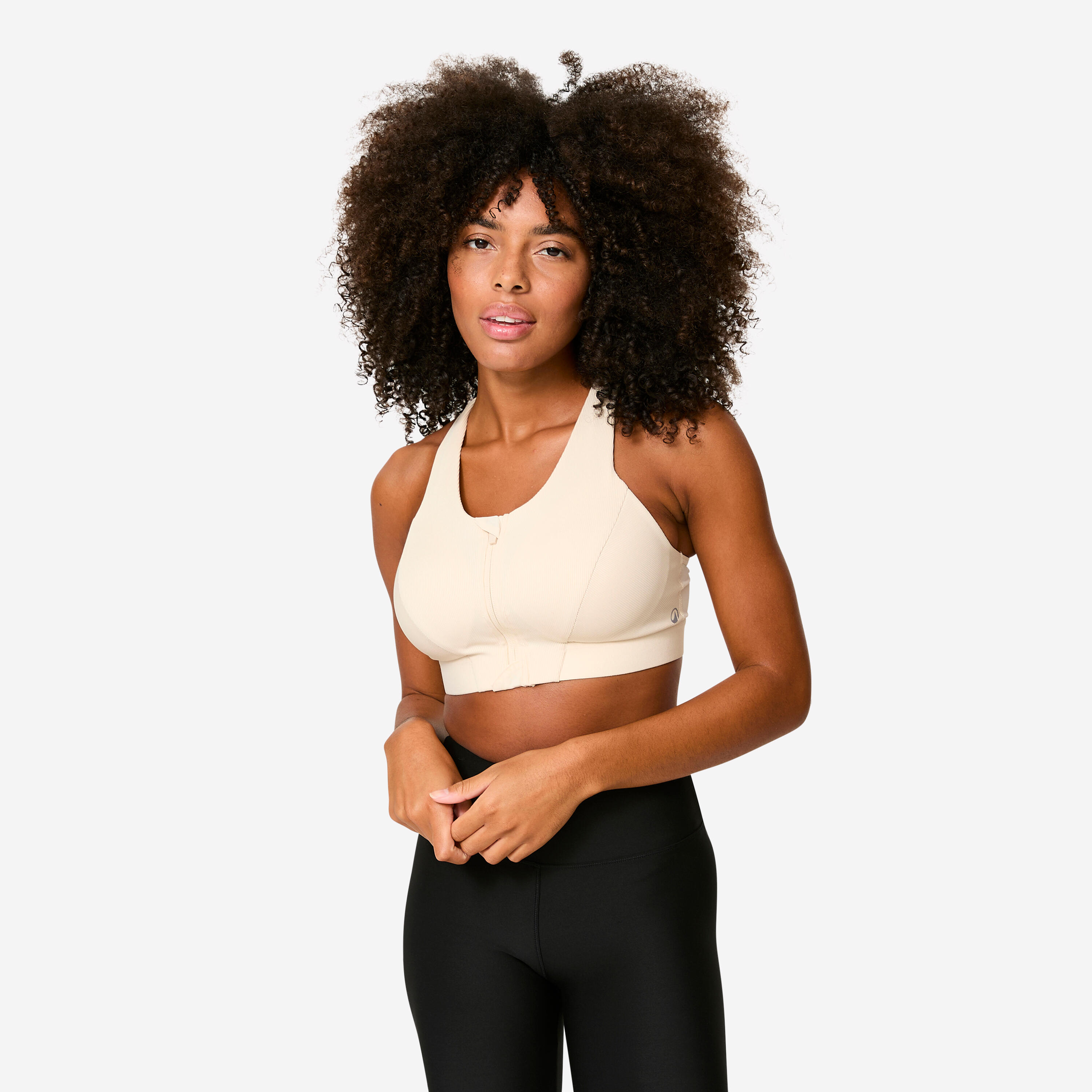 Stanik sportowy Decathlon zip