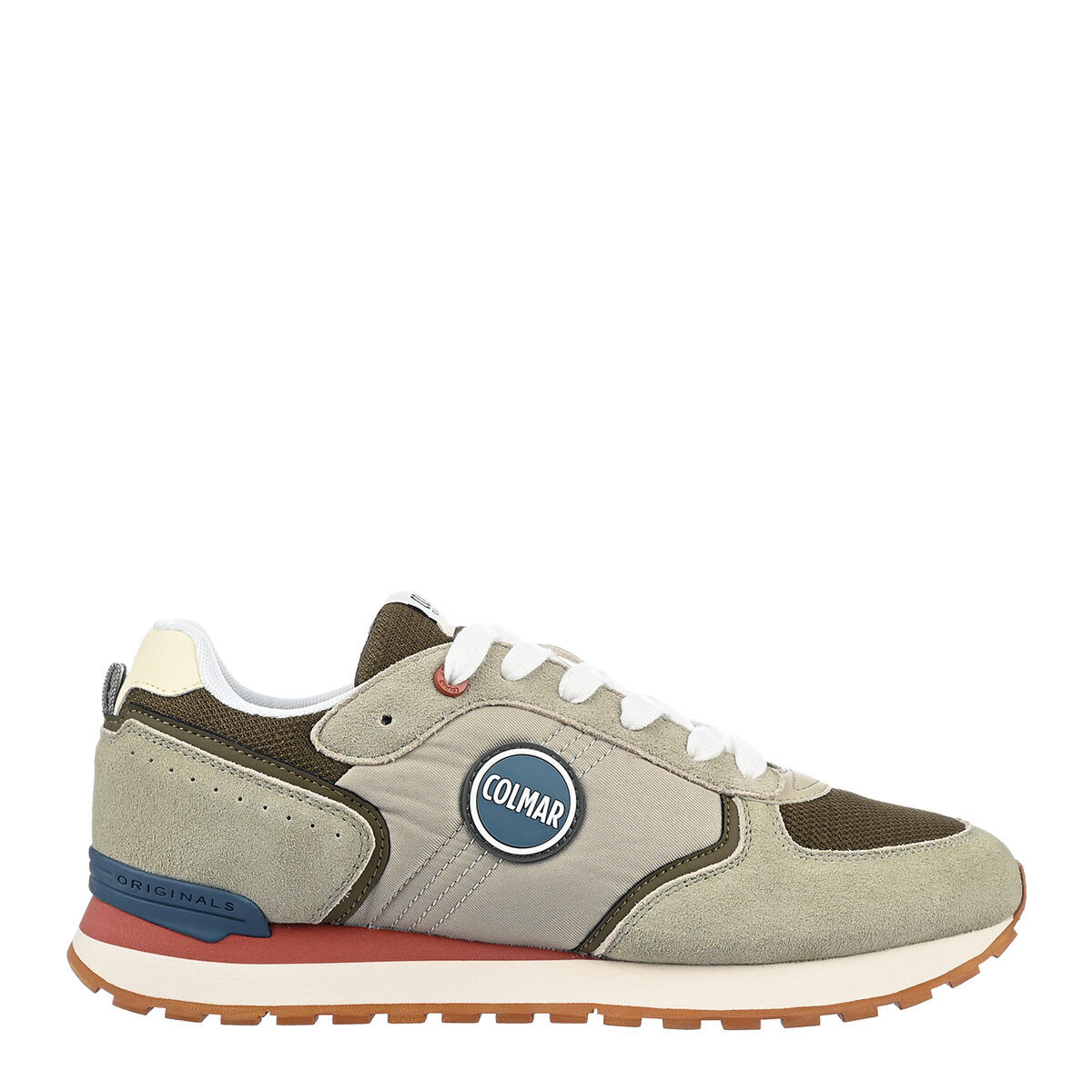 Buty Sneakersy męskie COLMAR TRAVIS BLOCK zamsz