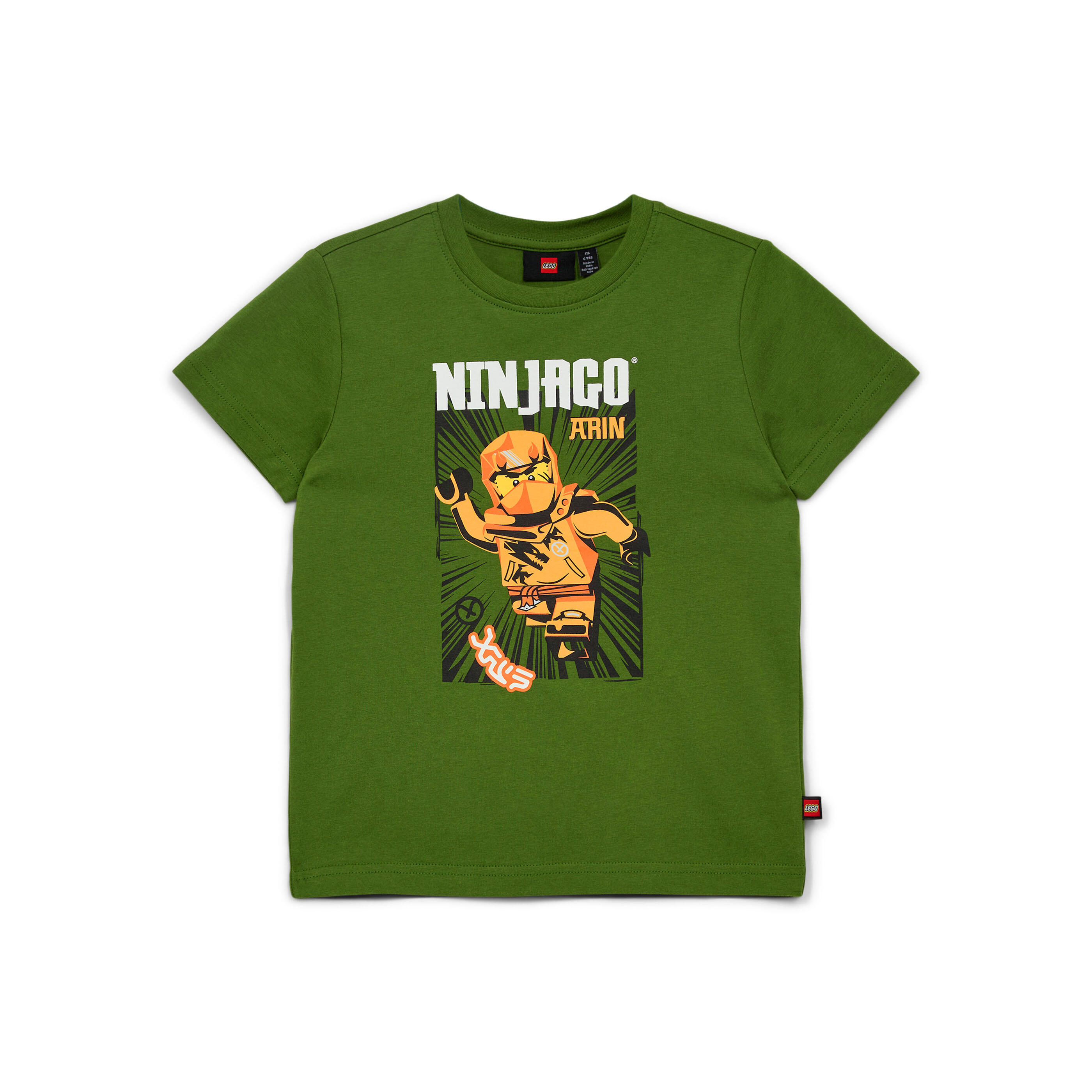 Koszulka Dziecięca LEGO NINJAGO Tano 212 Szara