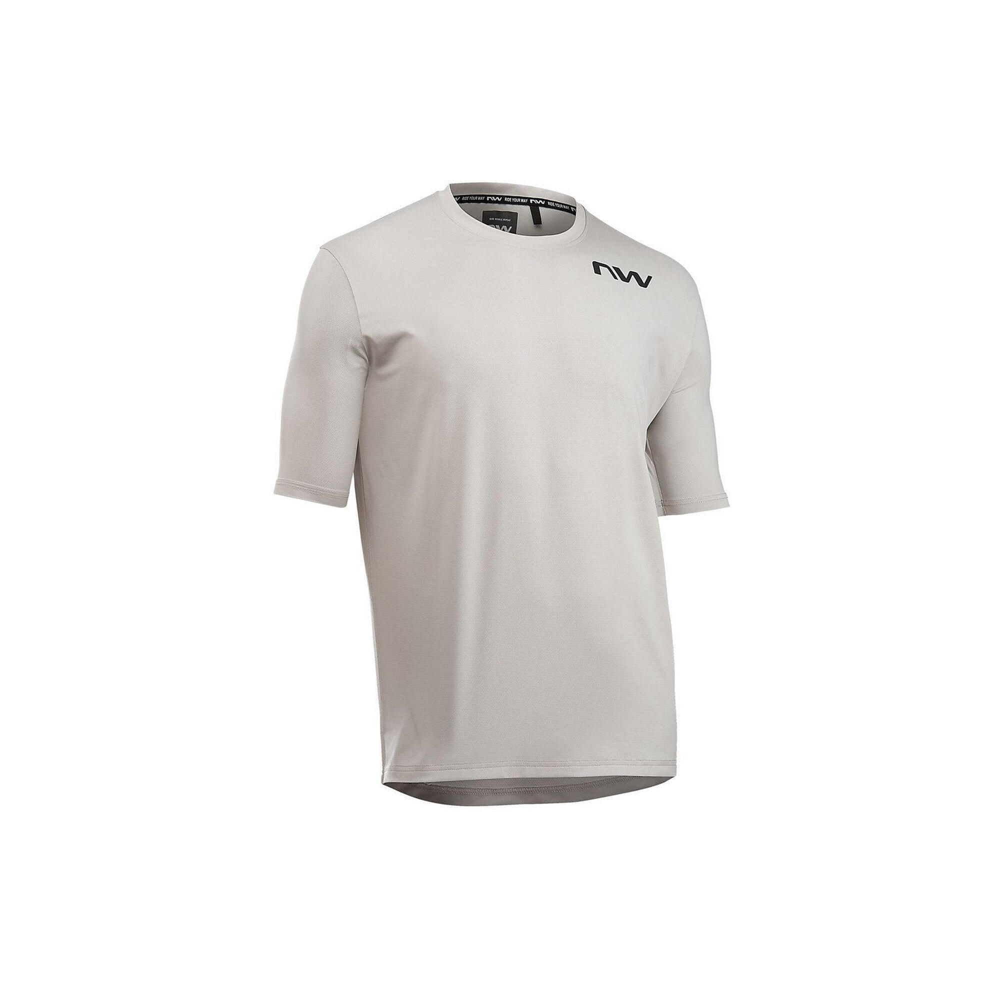 Koszulka rowerowa enduro mtb NORTHWAVE Xtrail Jersey jasny szary