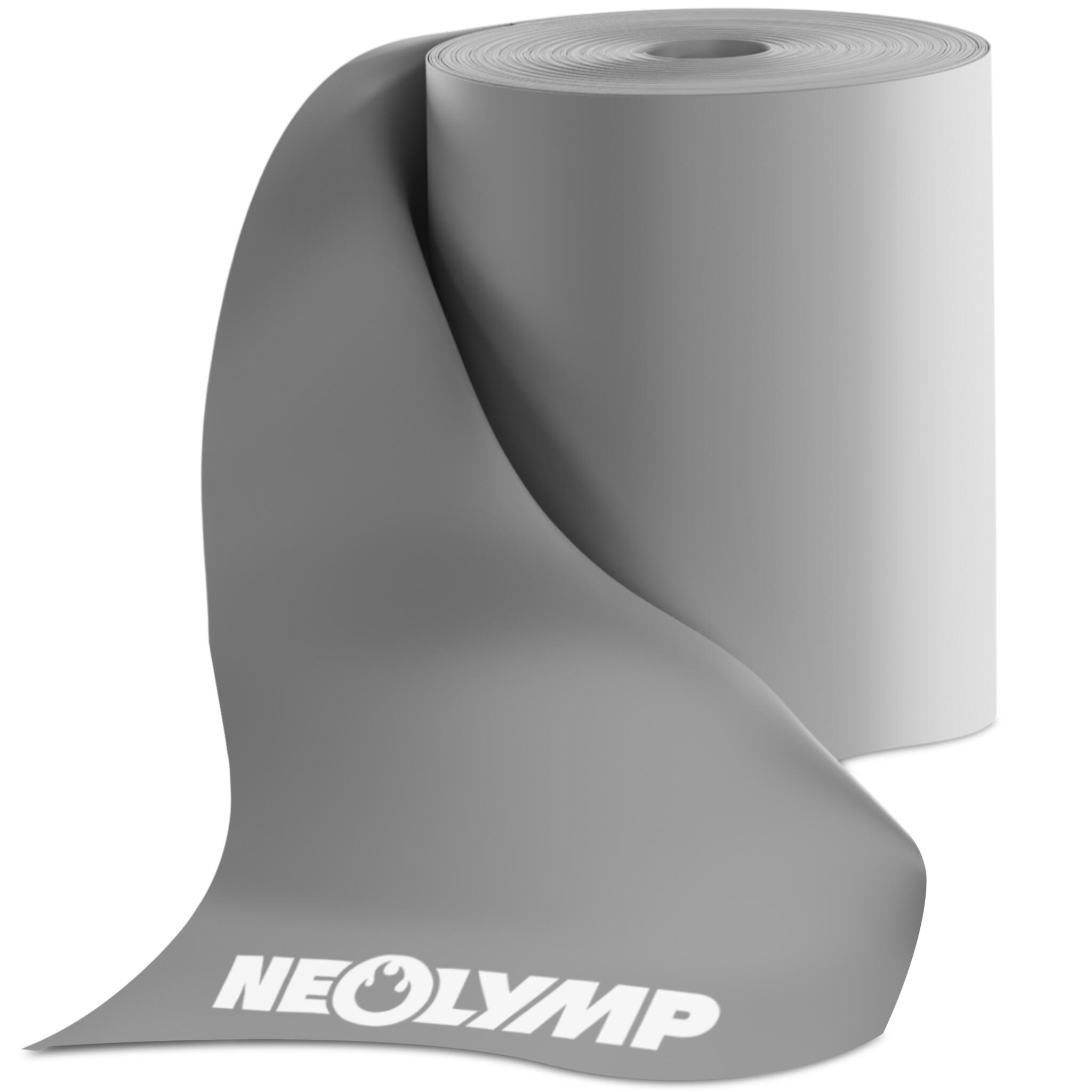 Szara taśma oporowa w rolce – bardzo mocny opór do treningu siłowego