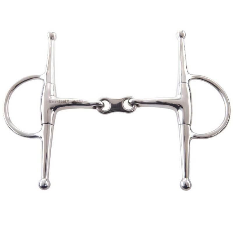 Wędzidło typu full cheek i z francuskimi ogniwami dla koni Weatherbeeta Korsteel