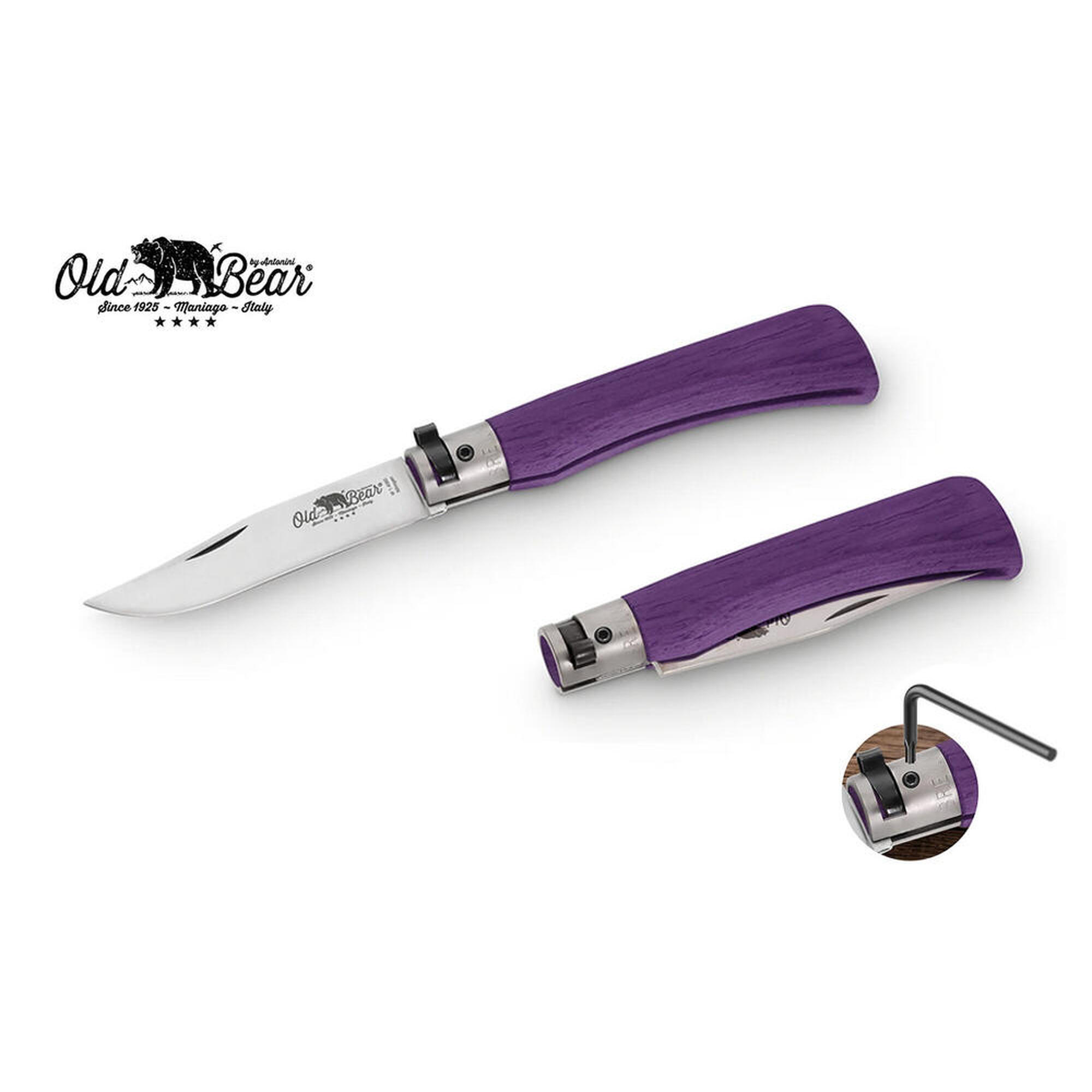 Nóż składany włoski Antonini Satin Stainless L