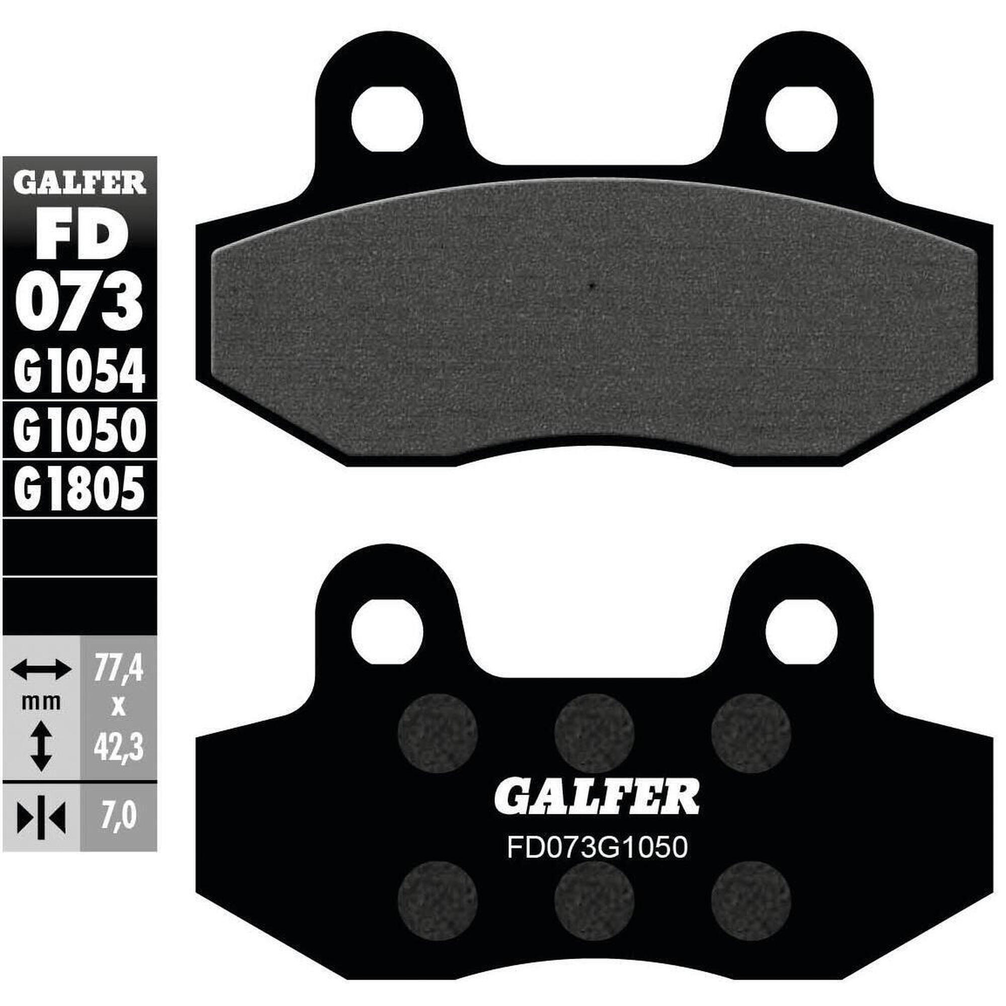Galfer FD 073 G1050 Organiczne Klocki Hamulcowe do Rowerów