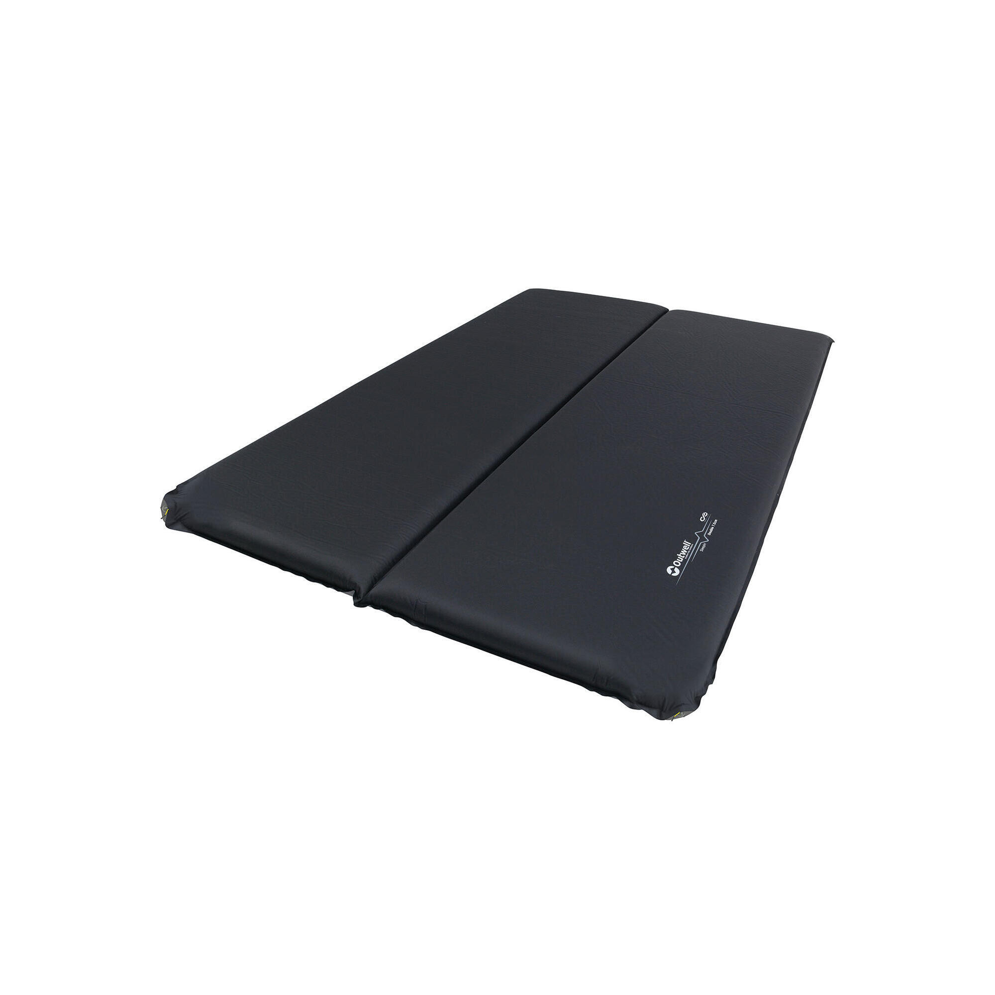 Mata samopompująca Outwell Sleepin Double 7.5 cm - black/grey