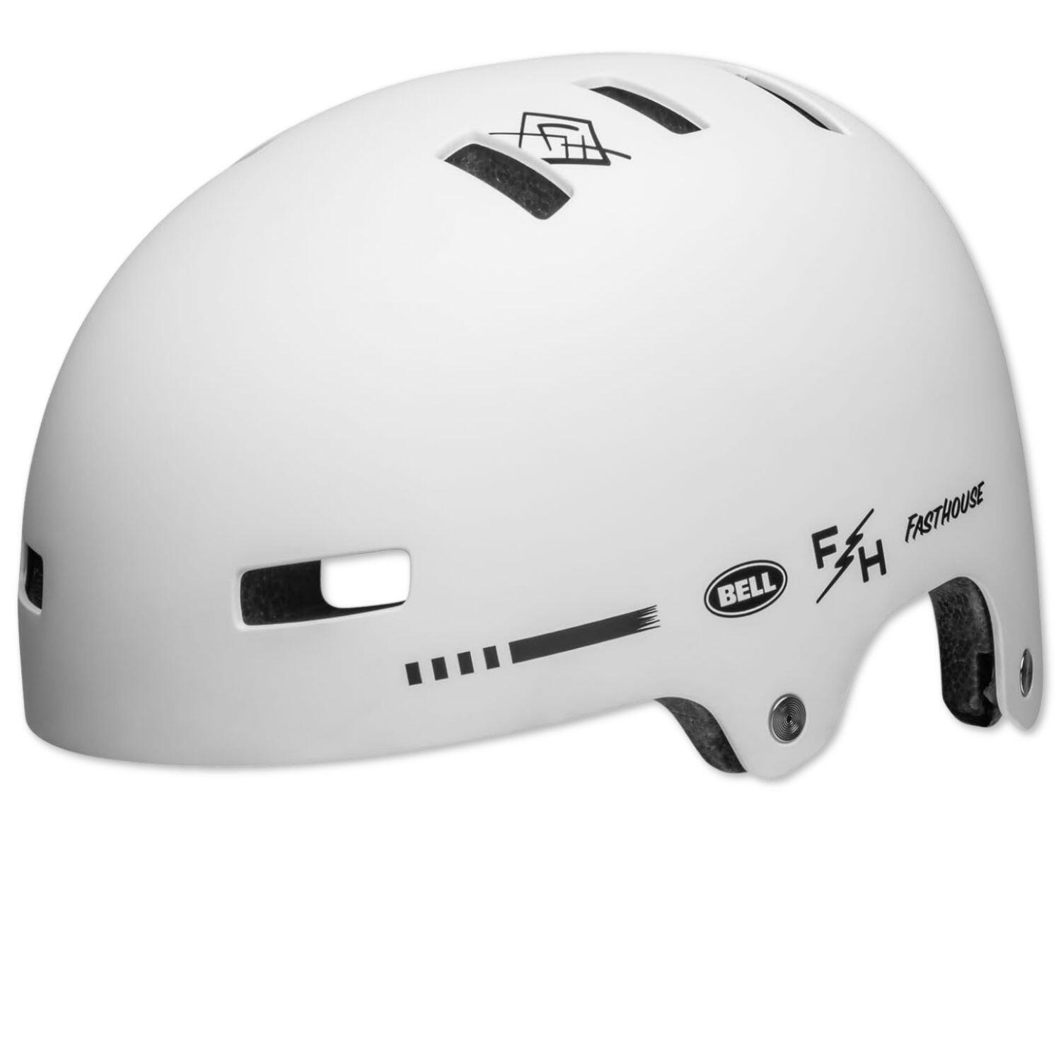 Kask rowerowy Bell Local Fasthouse rowerowy BMX białyunisex