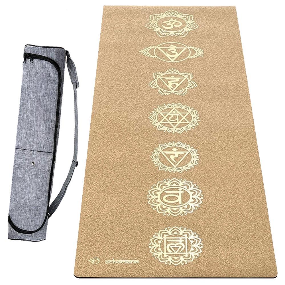 Mata jogi korka Hi-tech 6mm +Torba wodoodporna 3 materiały dla większej wygody5