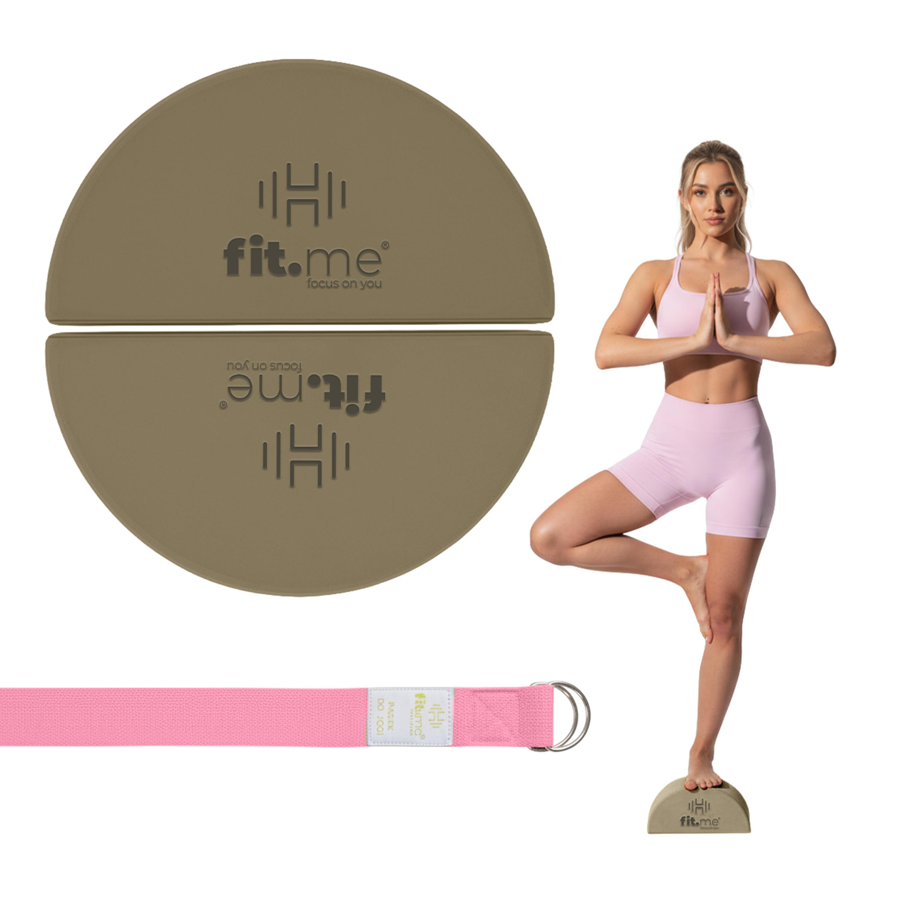 Zestaw Kostki 2 Szt – Kostka / Klocek / Blok Do Jogi, Ćwiczeń – Półokrągła Balan