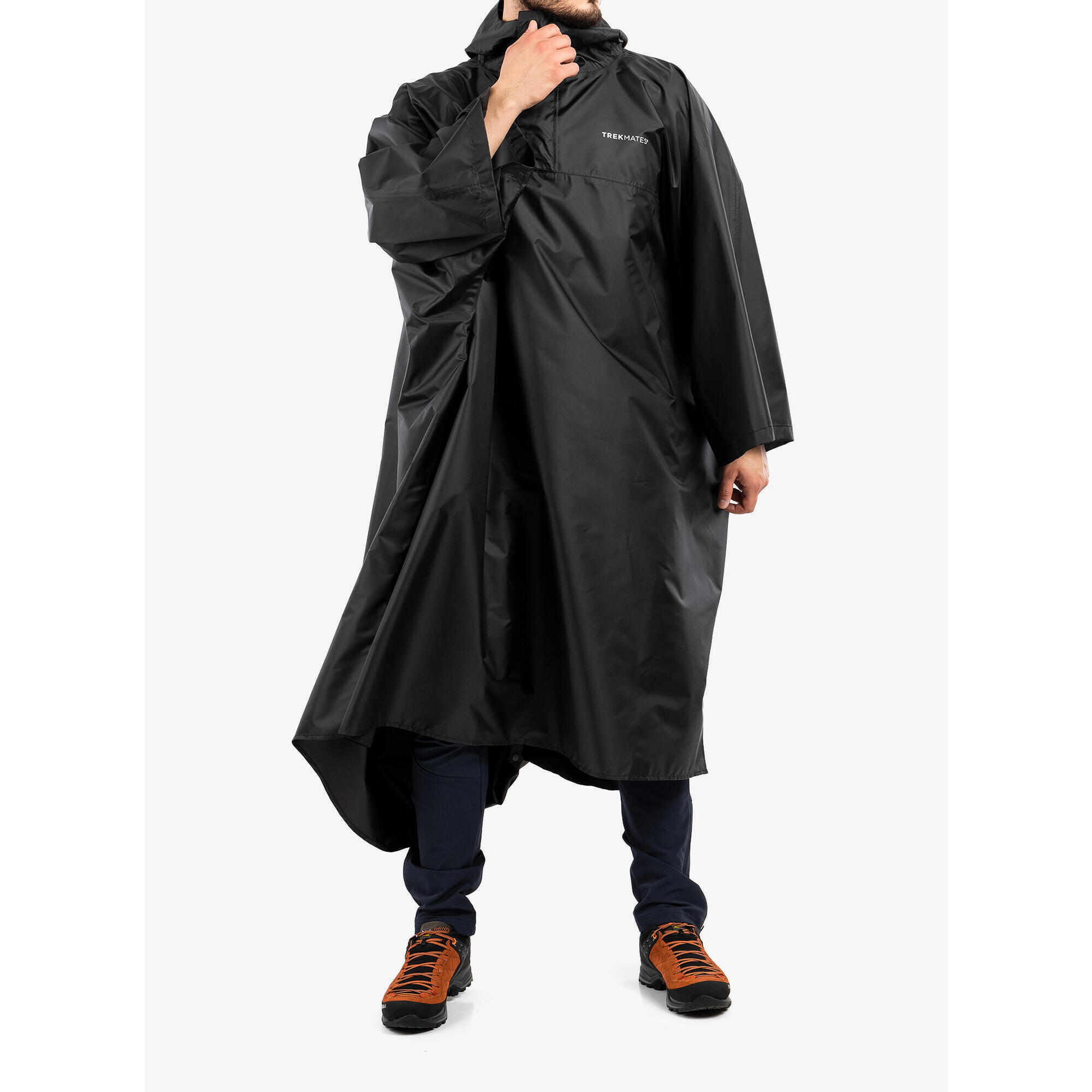 Peleryna przeciwdeszczowa Trekmates Deluxe Poncho - black