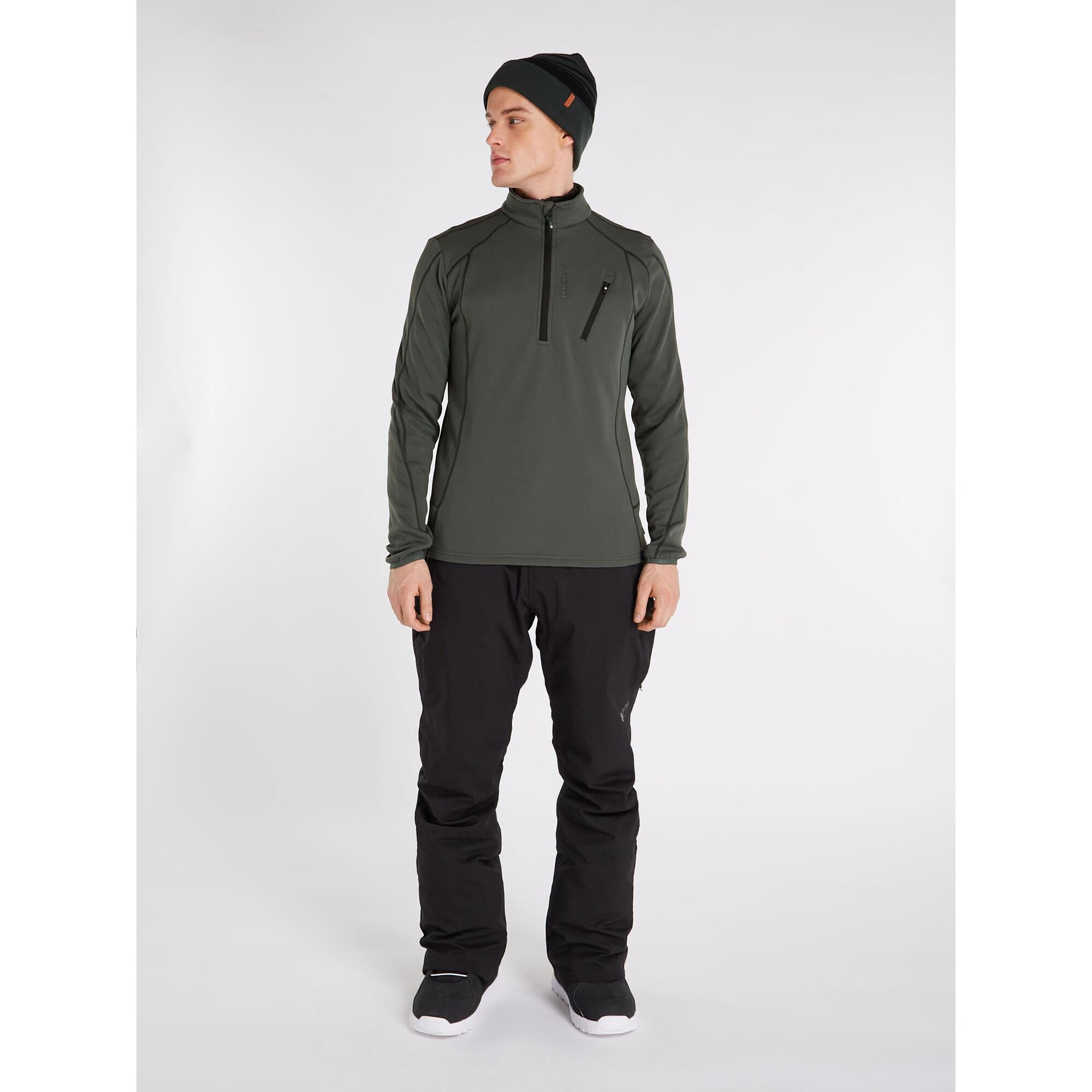 Koszulka męska Protest HUMANS 1/4 zip top