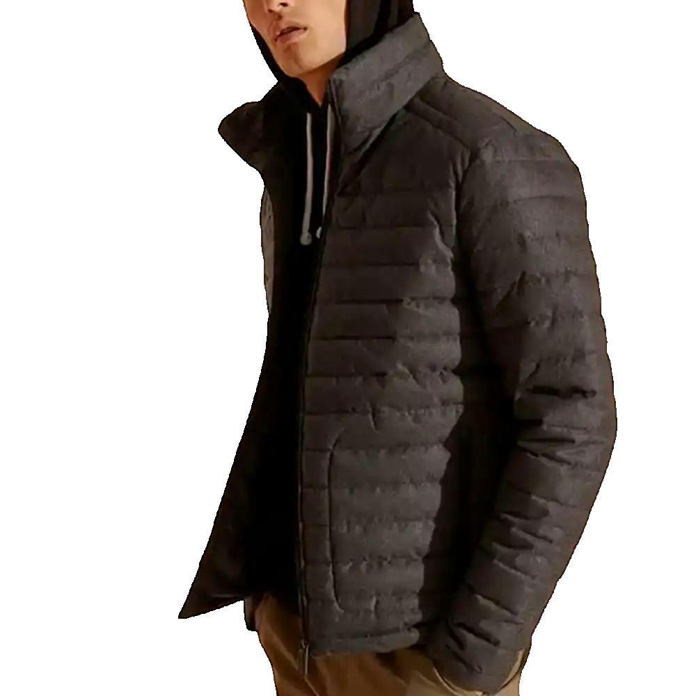 Kurtka pikowana Superdry Fuji szara męska