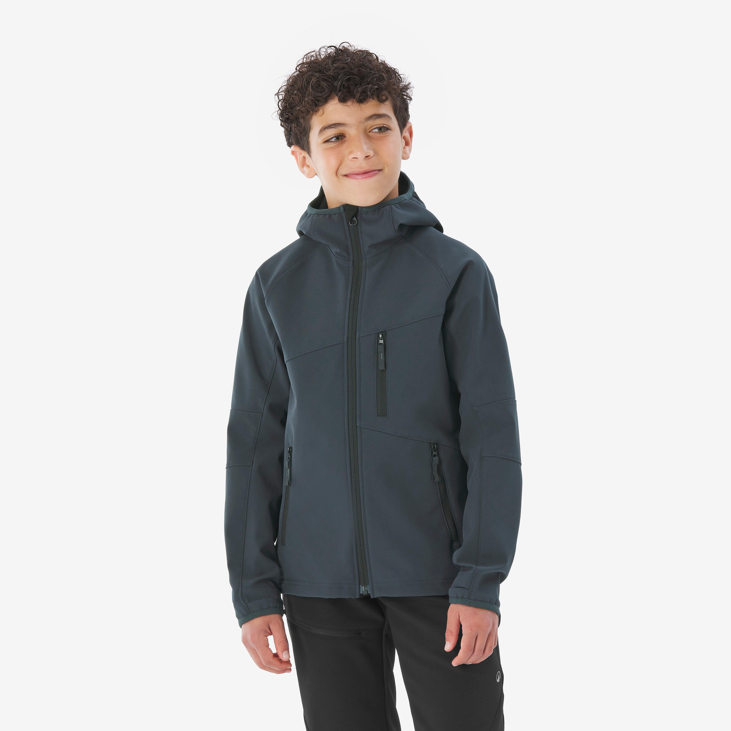 Kurtka softshell turystyczna dla dzieci Quechua MH900