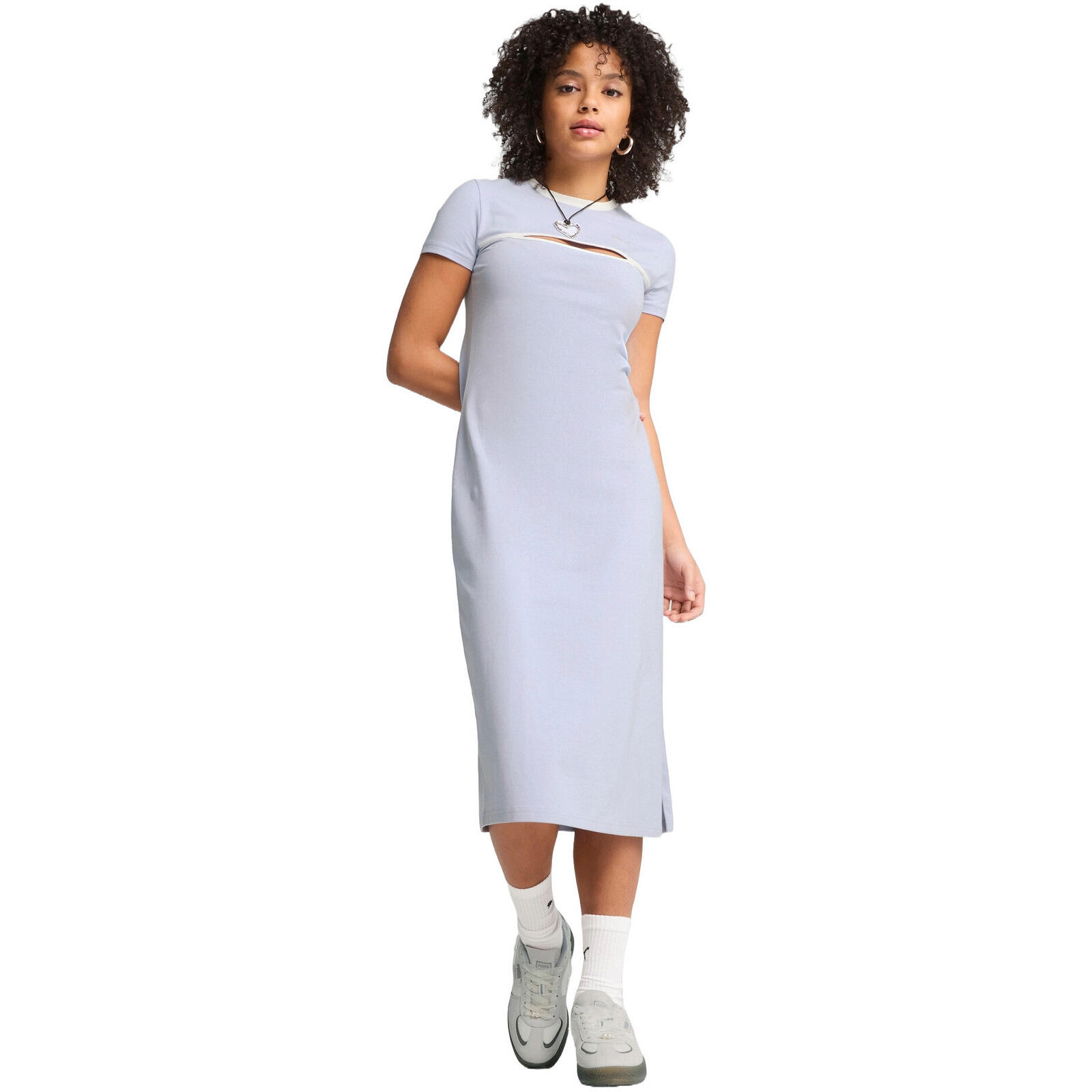 Sukienka damskie Puma Wardrobe Ess Midi Cut out Dress