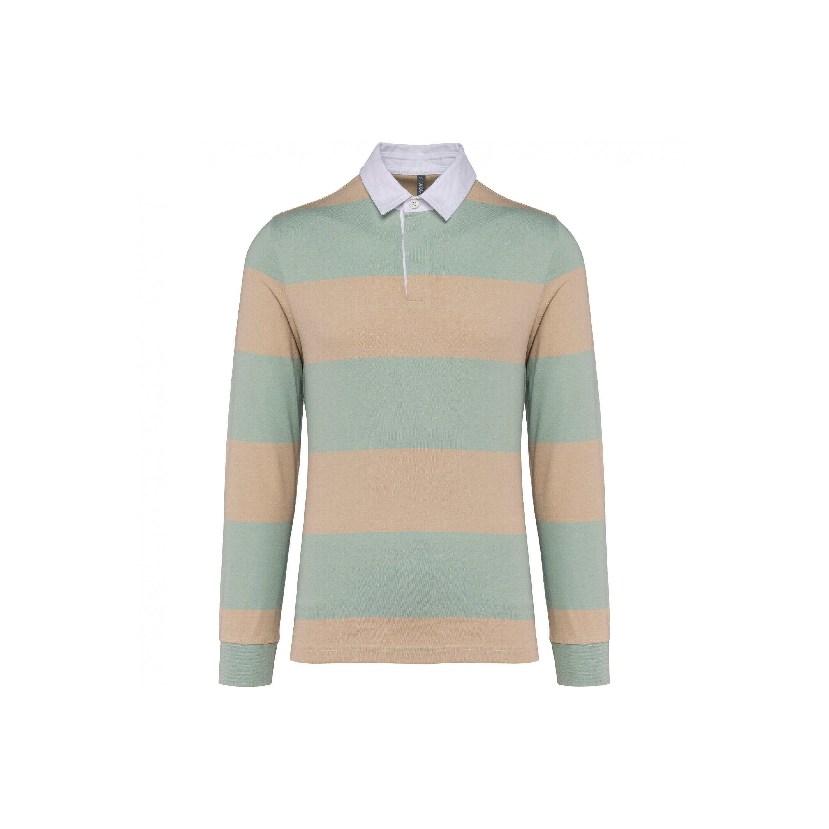 Koszulka polo w paski, długi rękaw Kariban