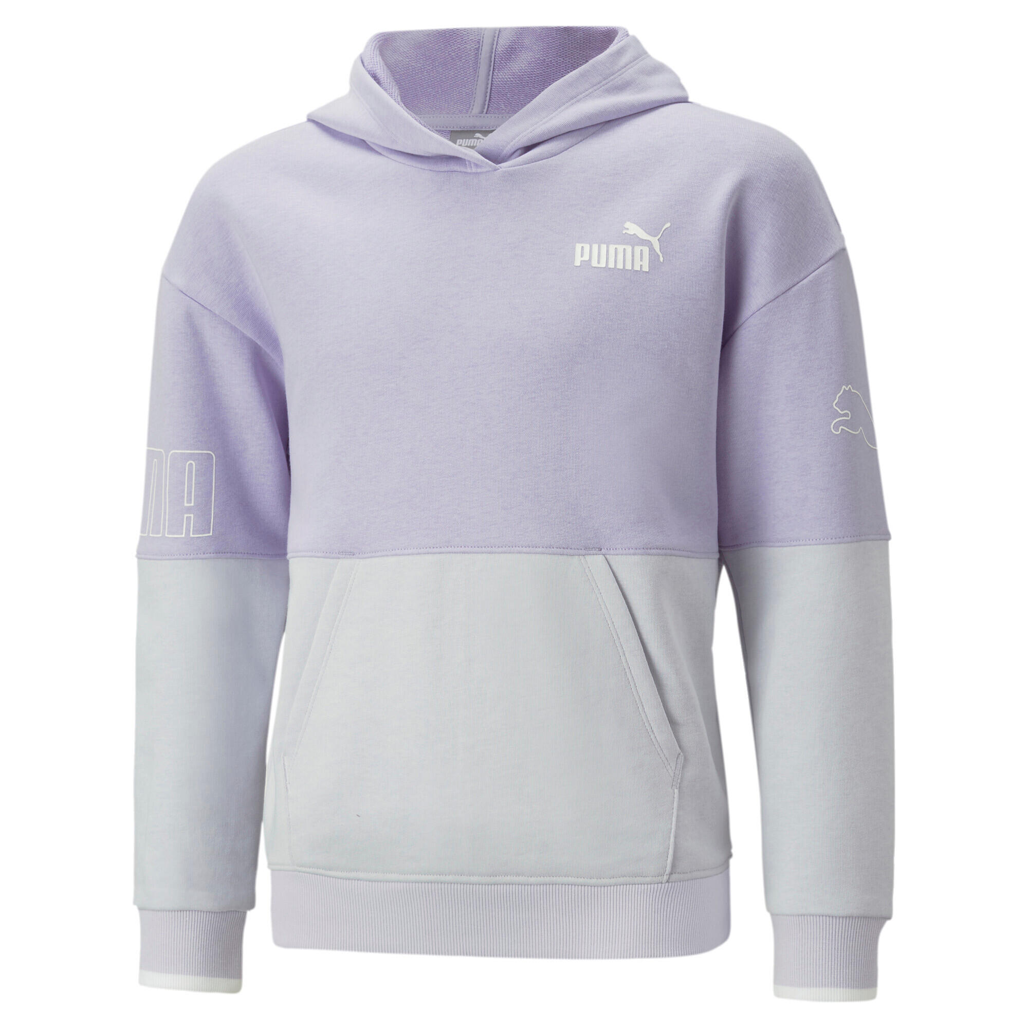 Bluza Sportowa Dziewczęca Puma Power Colorblock Tr