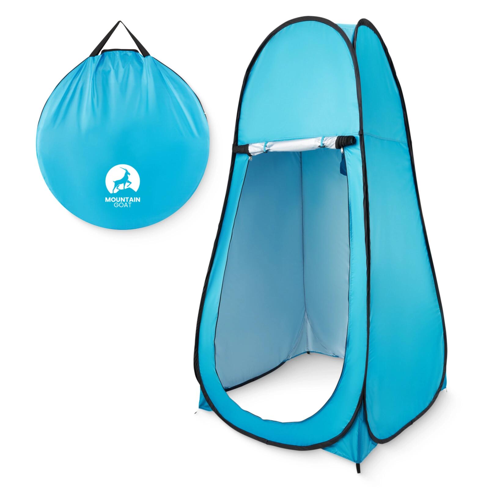 Namiot przebieralnia turystyczna POP-UP MOUNTAIN GOAT niebieski
