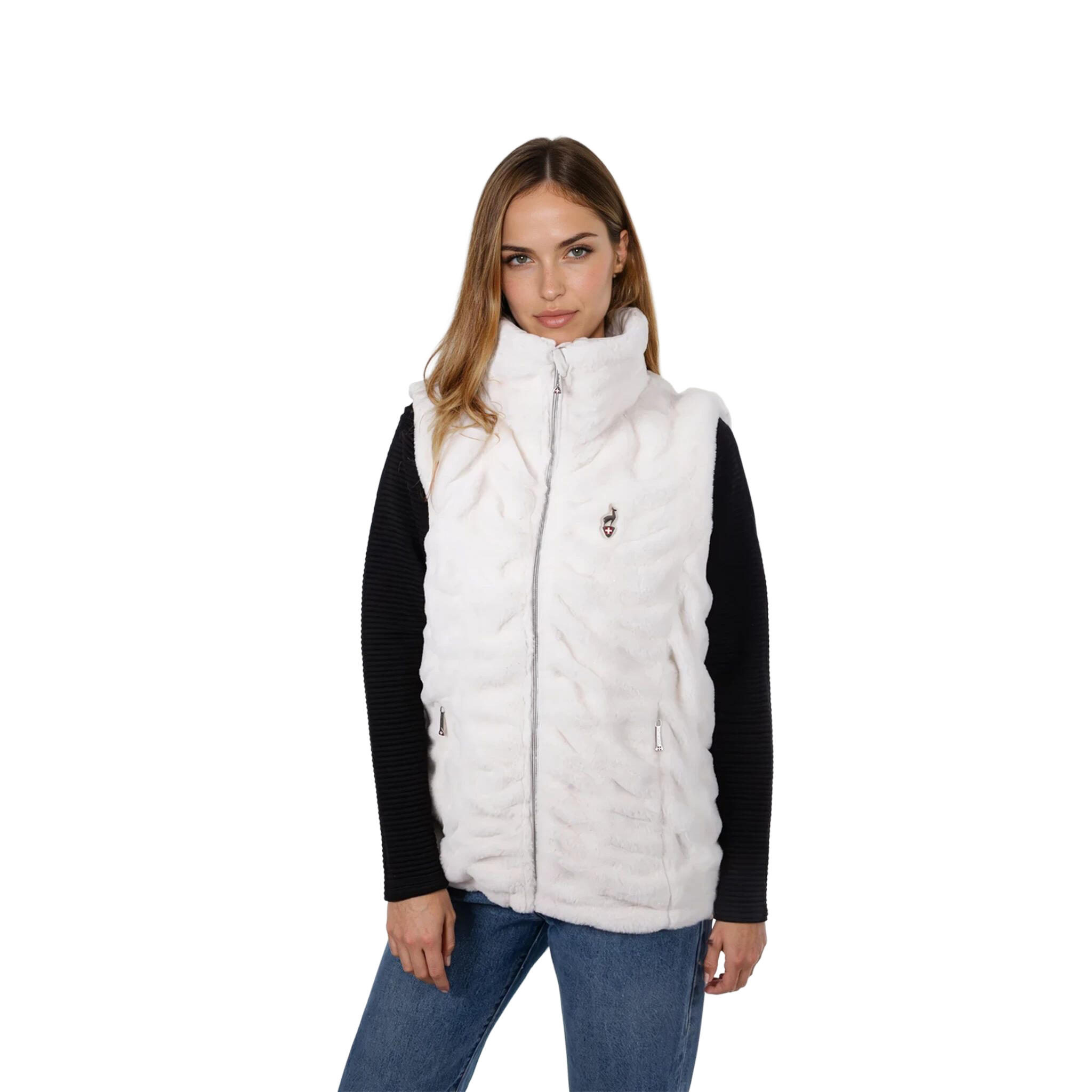 Polar Bezrękawnik damski AULP VAMPA rozpinany z kołnierzem