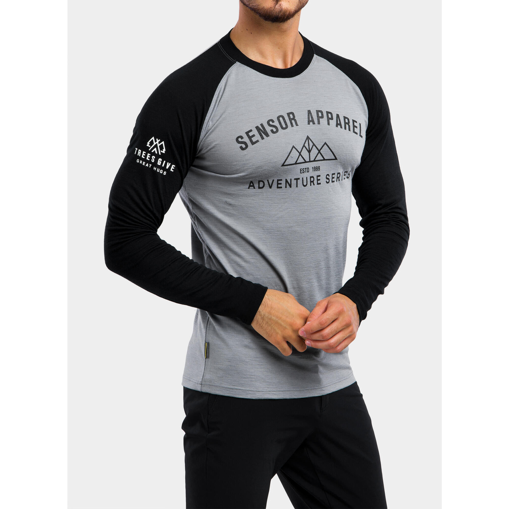 Bluza termoaktywna męska Sensor Merino Active PT Tee L/S