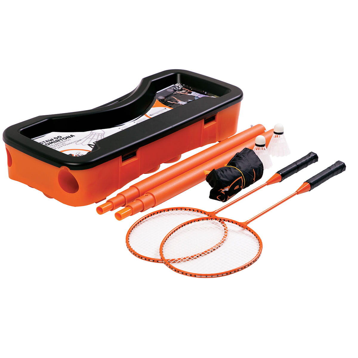 Zestaw Do Gry W Badmitona 2 Rakiety+ Siatka Zsb1
