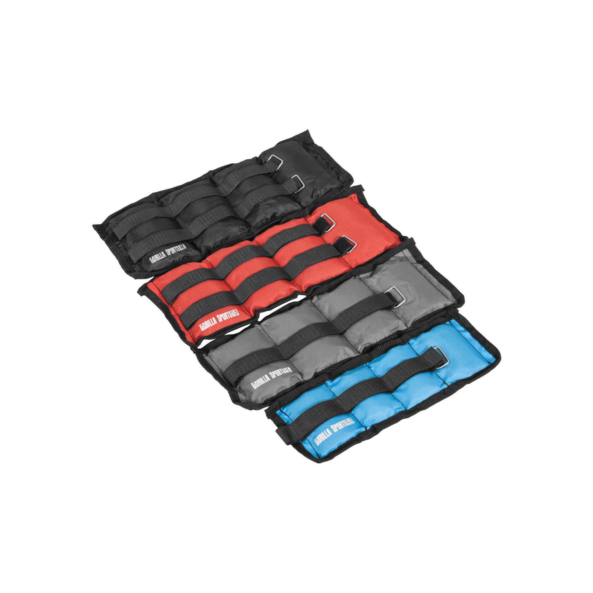 Obciążniki od 0,5 do 5 kg na kostki i nadgarstki na ręce Gorilla Sports