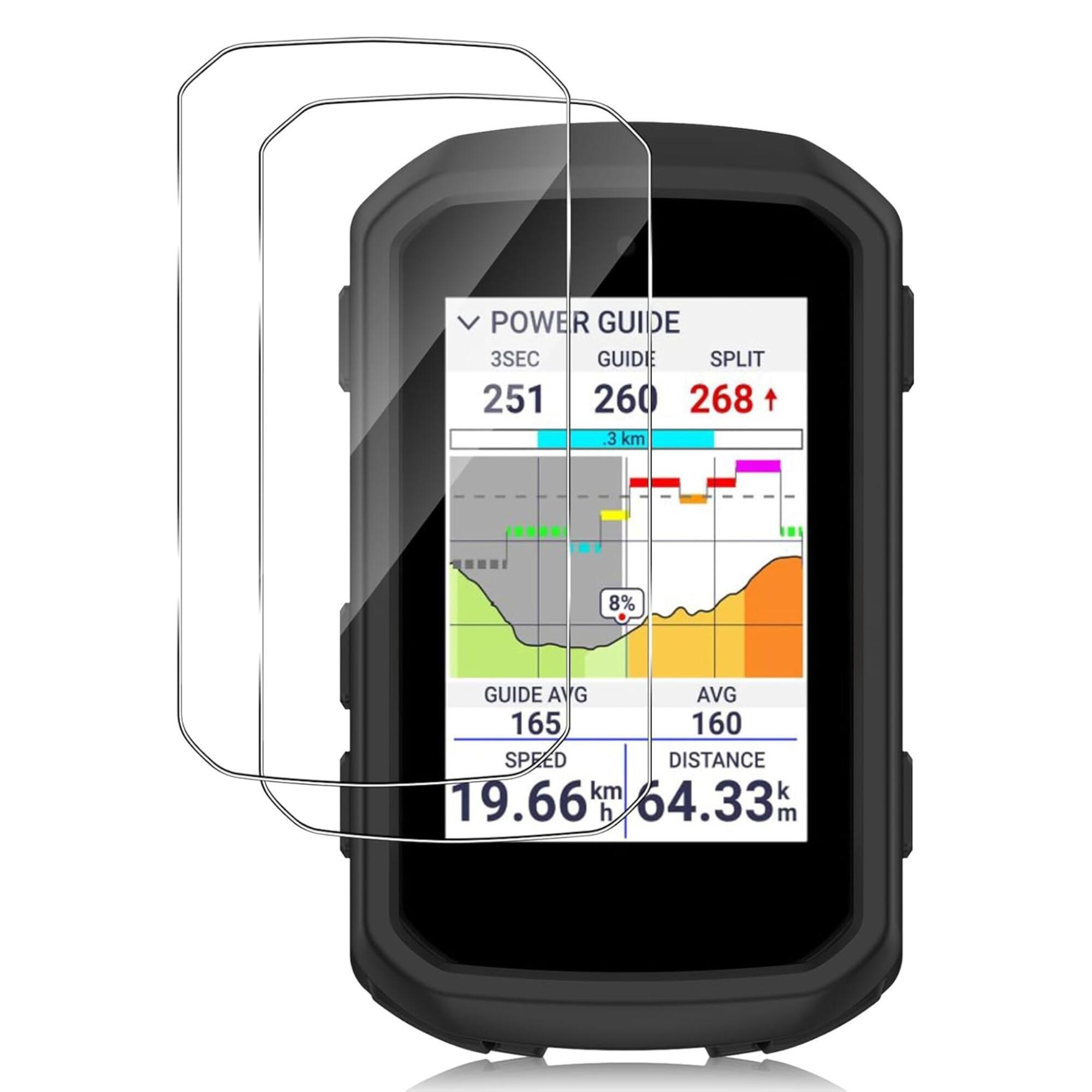 Zestaw 2 × szkło hartowane 9H – Garmin Edge 850 / 550